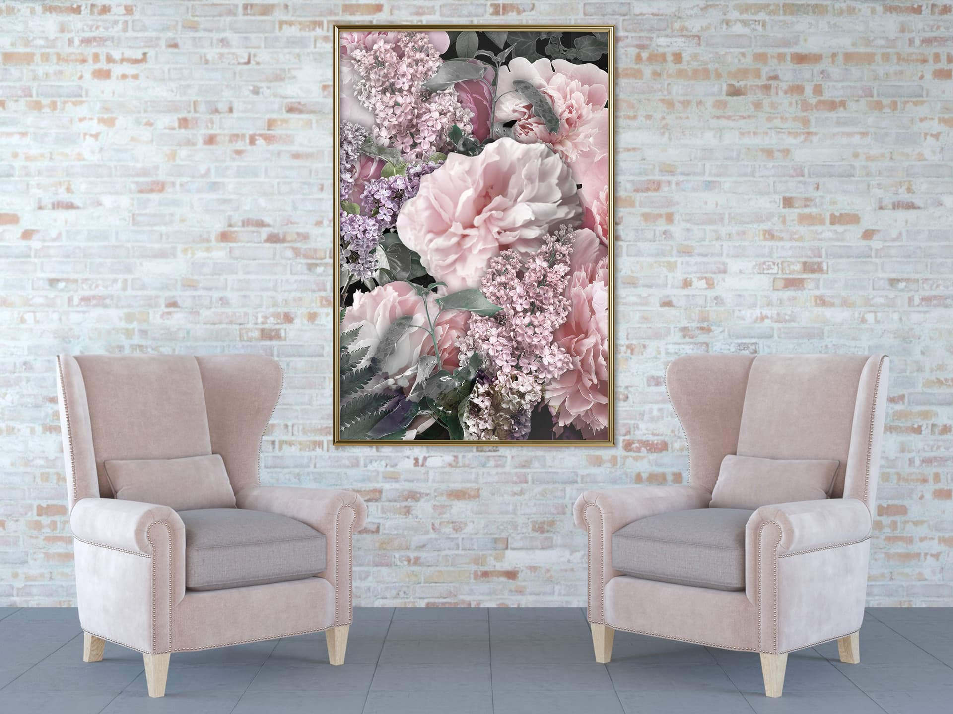 

Plakat - Kwieciste życie (rozmiar 40x60, wykończenie Rama złota)
