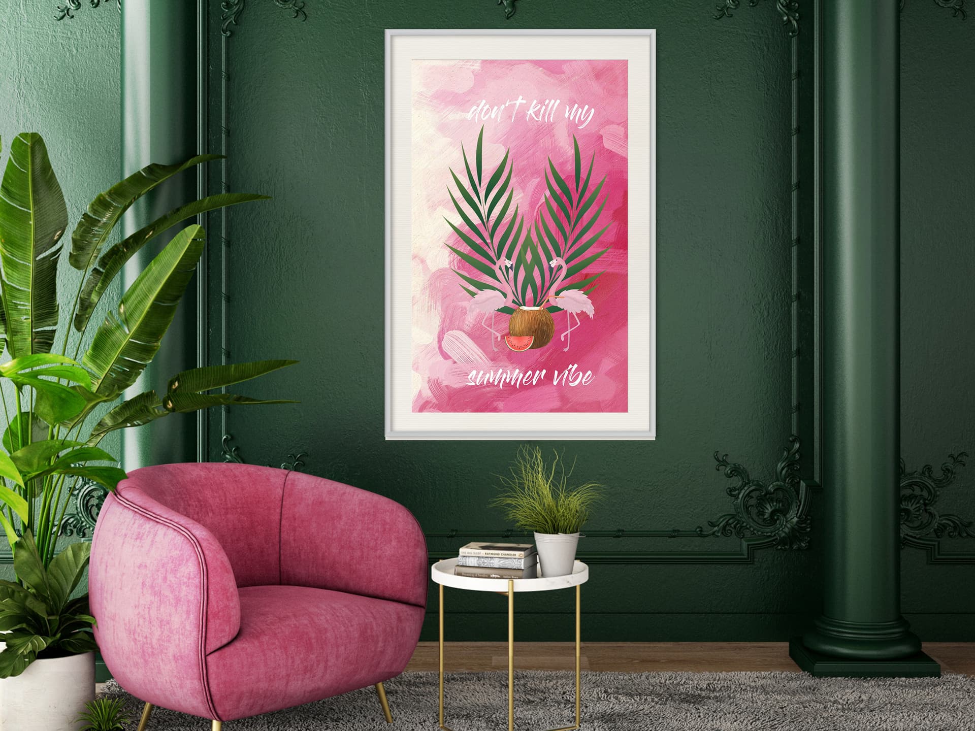 

Plakat - Powrót do lata (rozmiar 30x45, wykończenie Rama biała z passe-partout)