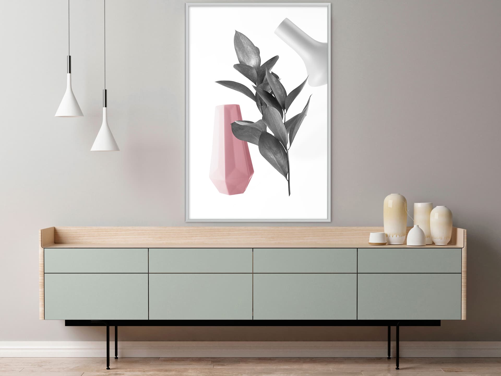 

Plakat - Roślinna alchemia I (rozmiar 40x60, wykończenie Rama biała)