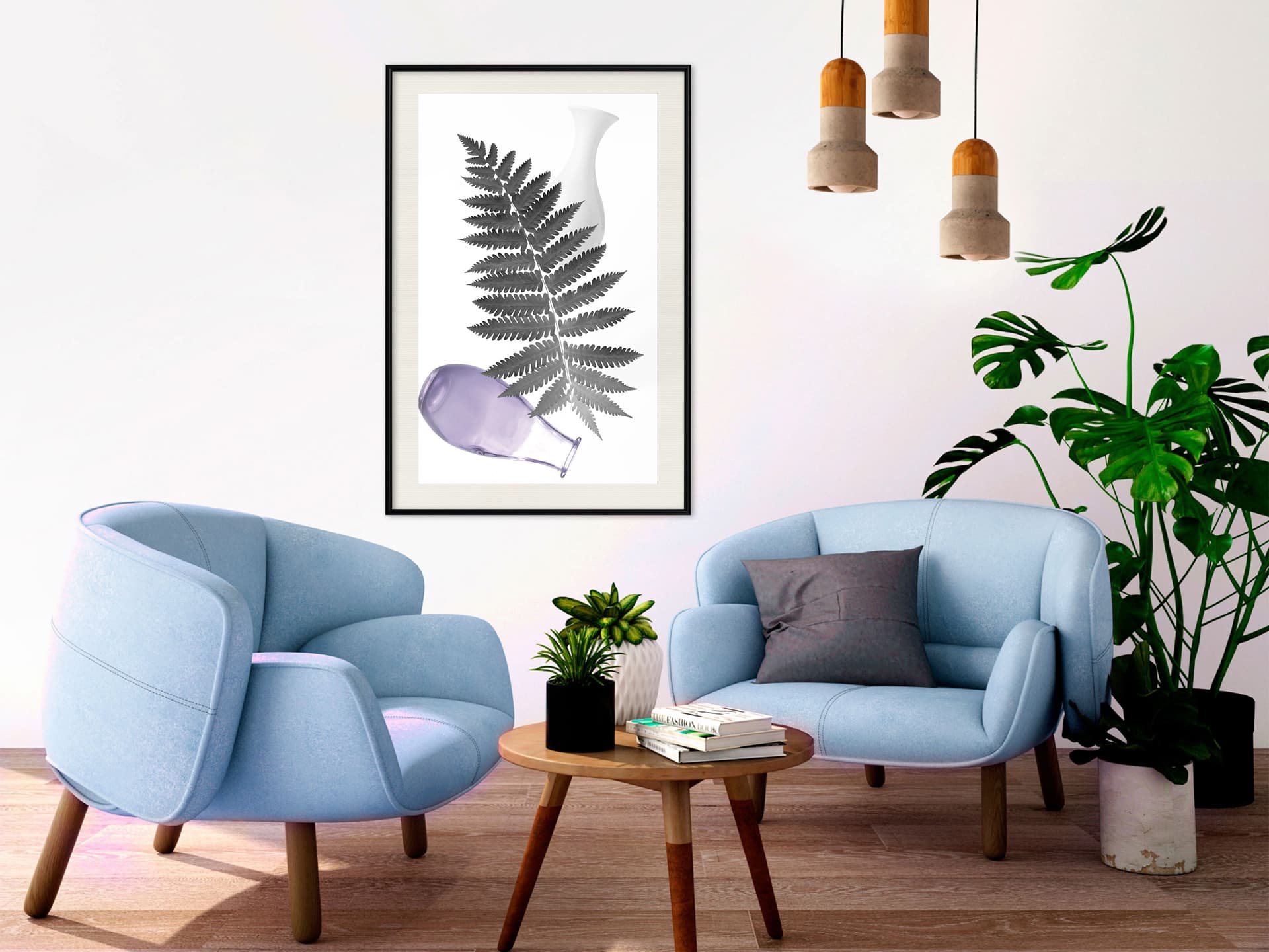 

Plakat - Roślinna alchemia II (rozmiar 20x30, wykończenie Rama czarna z passe-partout)