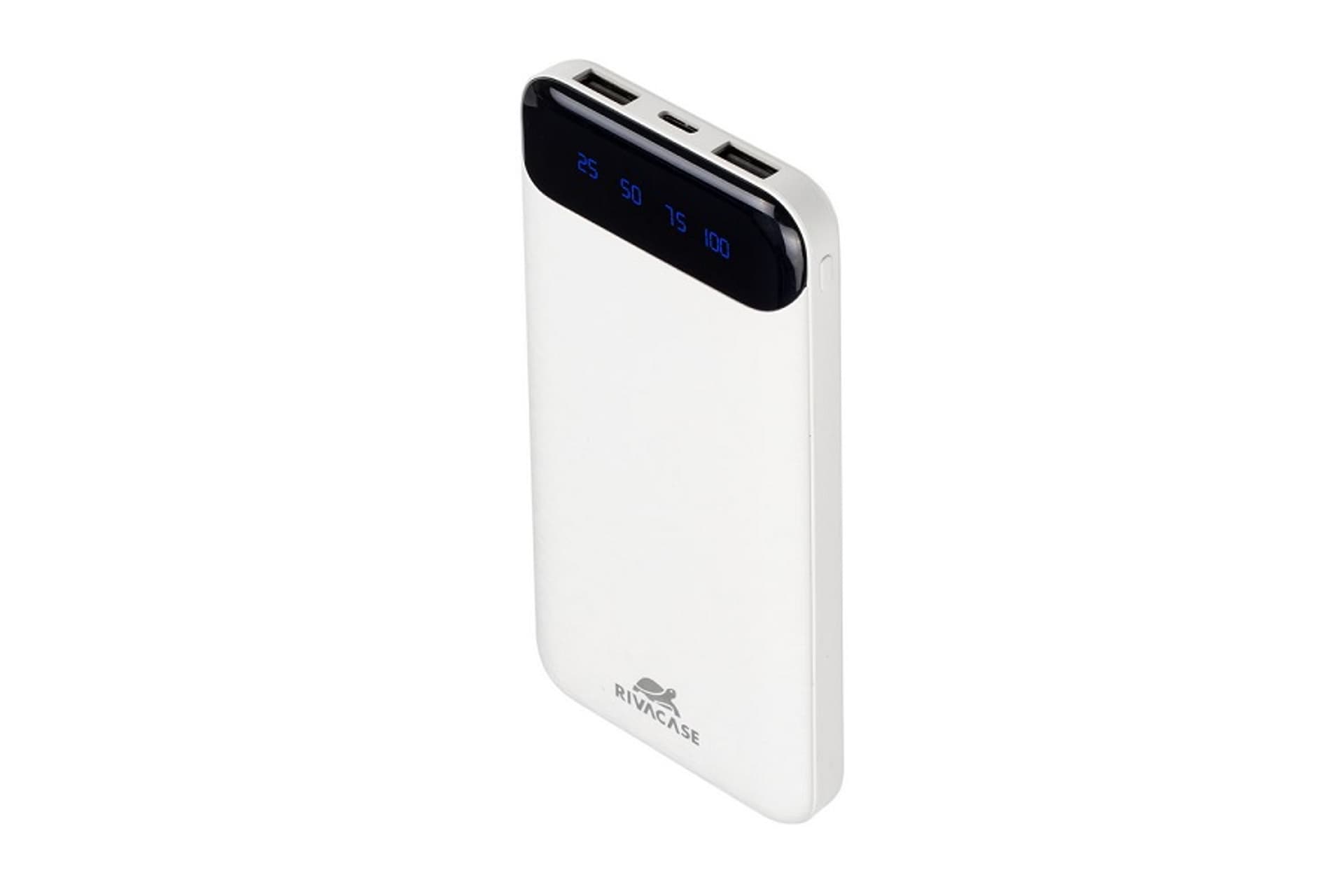 

POWERBANK Rivacase z wyśw. 10 000 mAh VA2240 biały 2XUSB