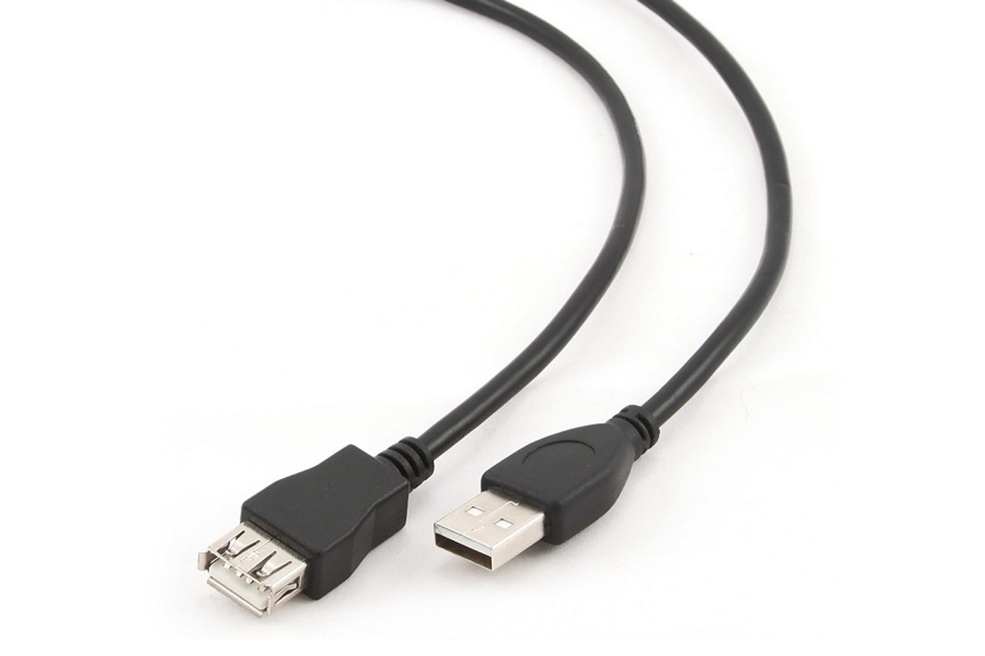 

Cablexpert USB 2.0 A M/FM 1.8 m, Black, USB extension cable