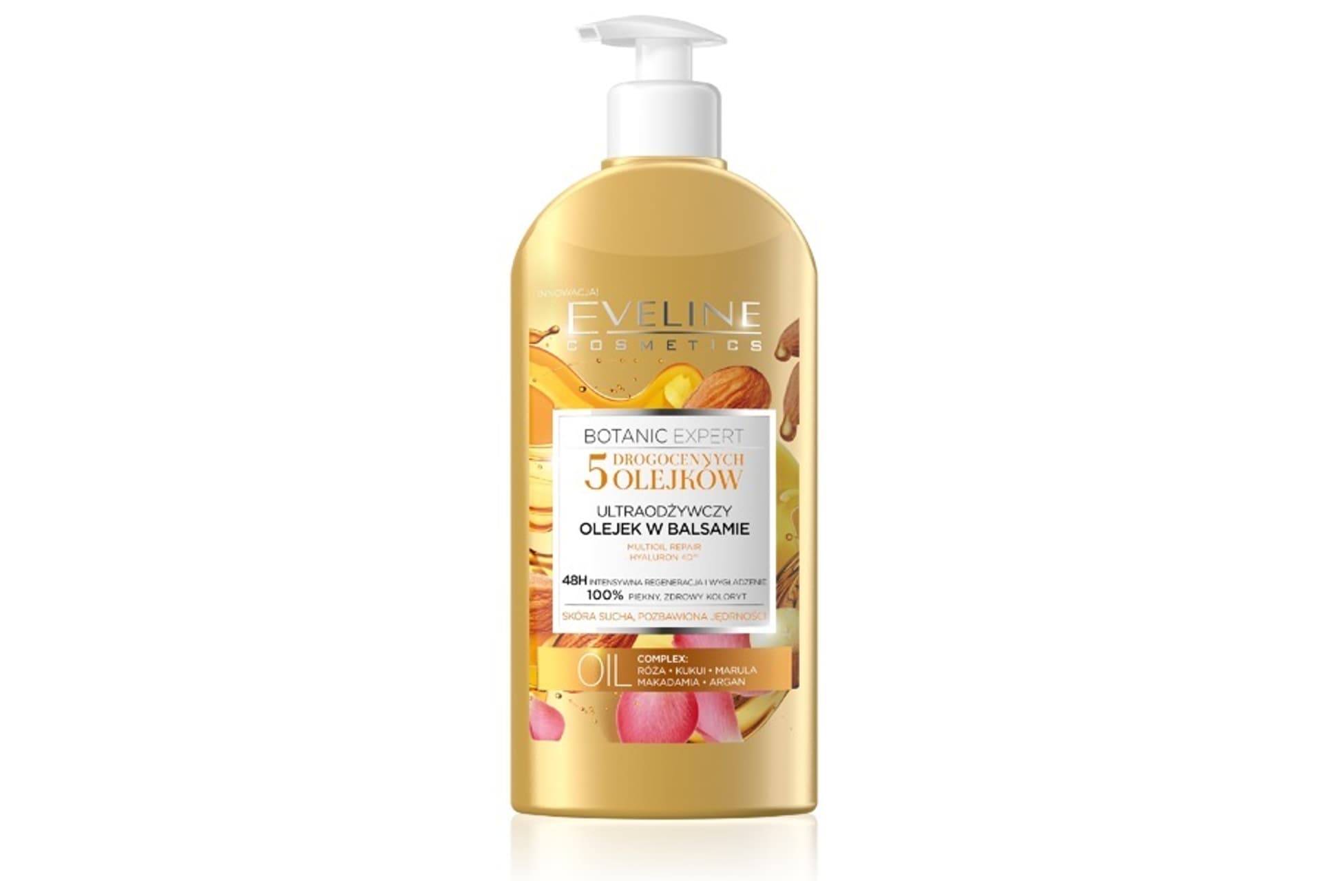 

Eveline Botanic Expert Ultraodżywczy Olejek w balsamie do ciała 5 olejków 350ml