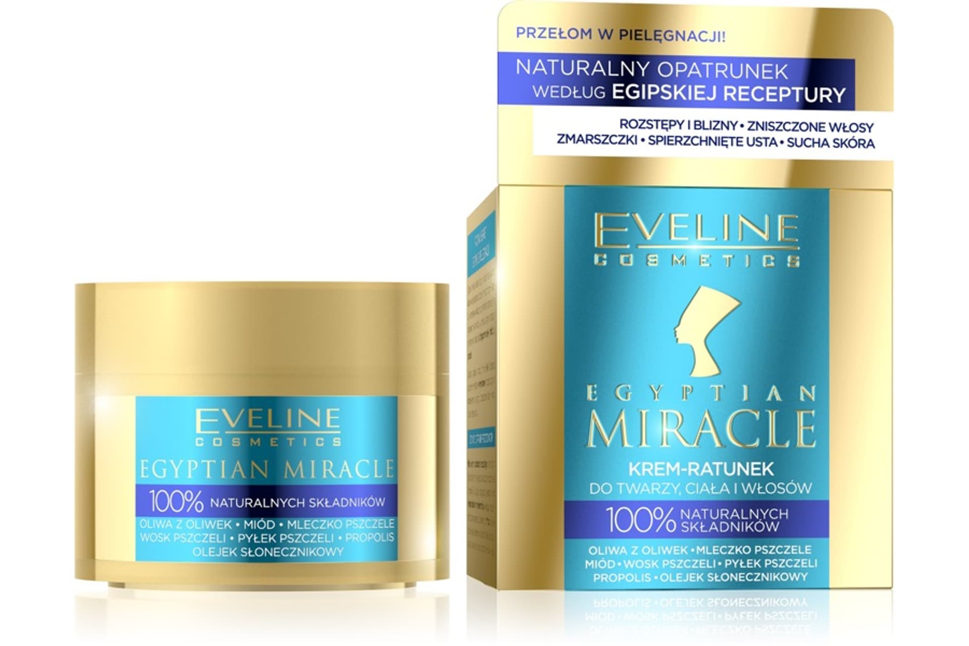 

Eveline Egyptian Miracle Krem-ratunek do twarzy,ciała i włosów 40ml