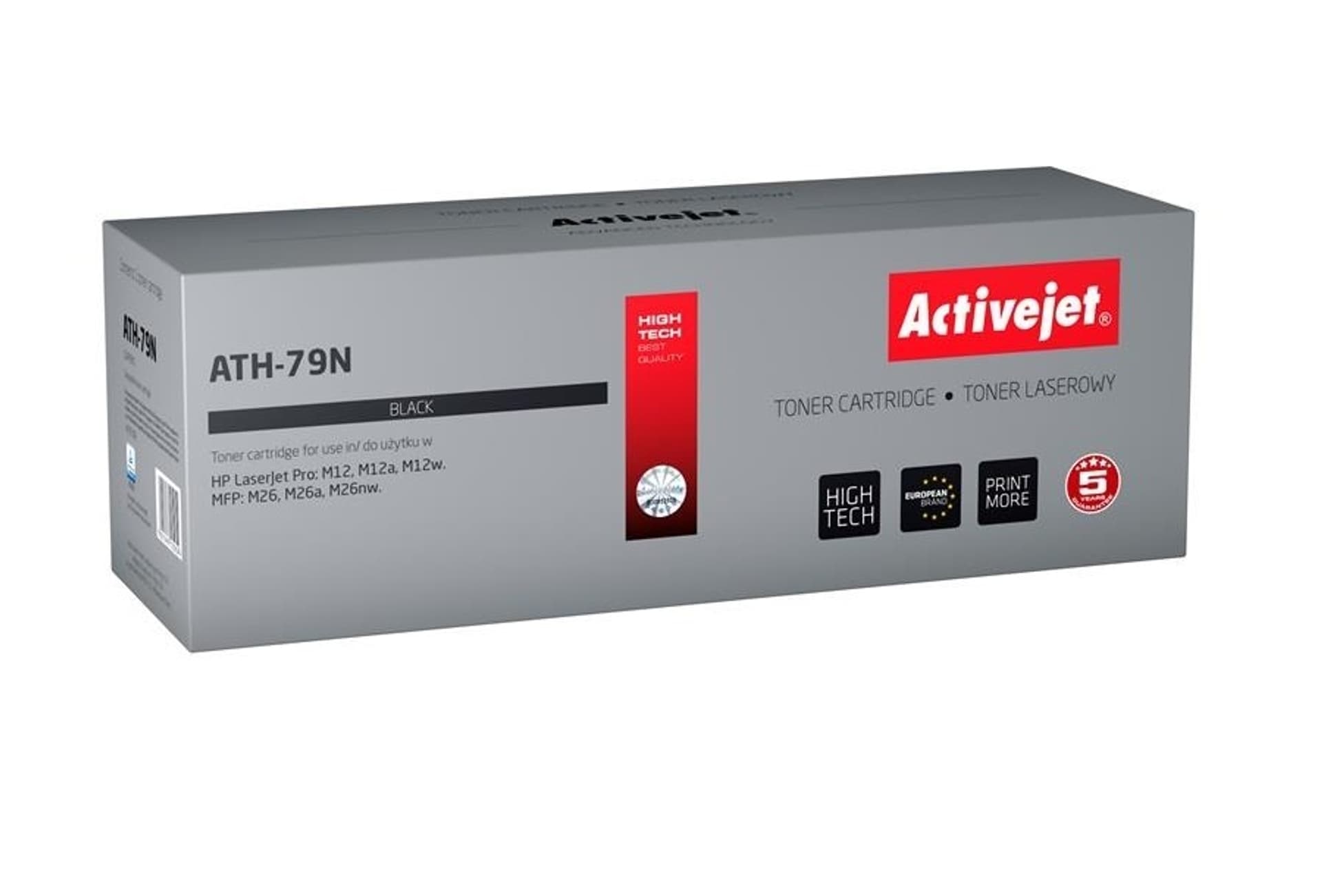 

Toner Activejet ATH-79N (zamiennik HP 79A CF279A; Supreme; 2000 stron; czarny)