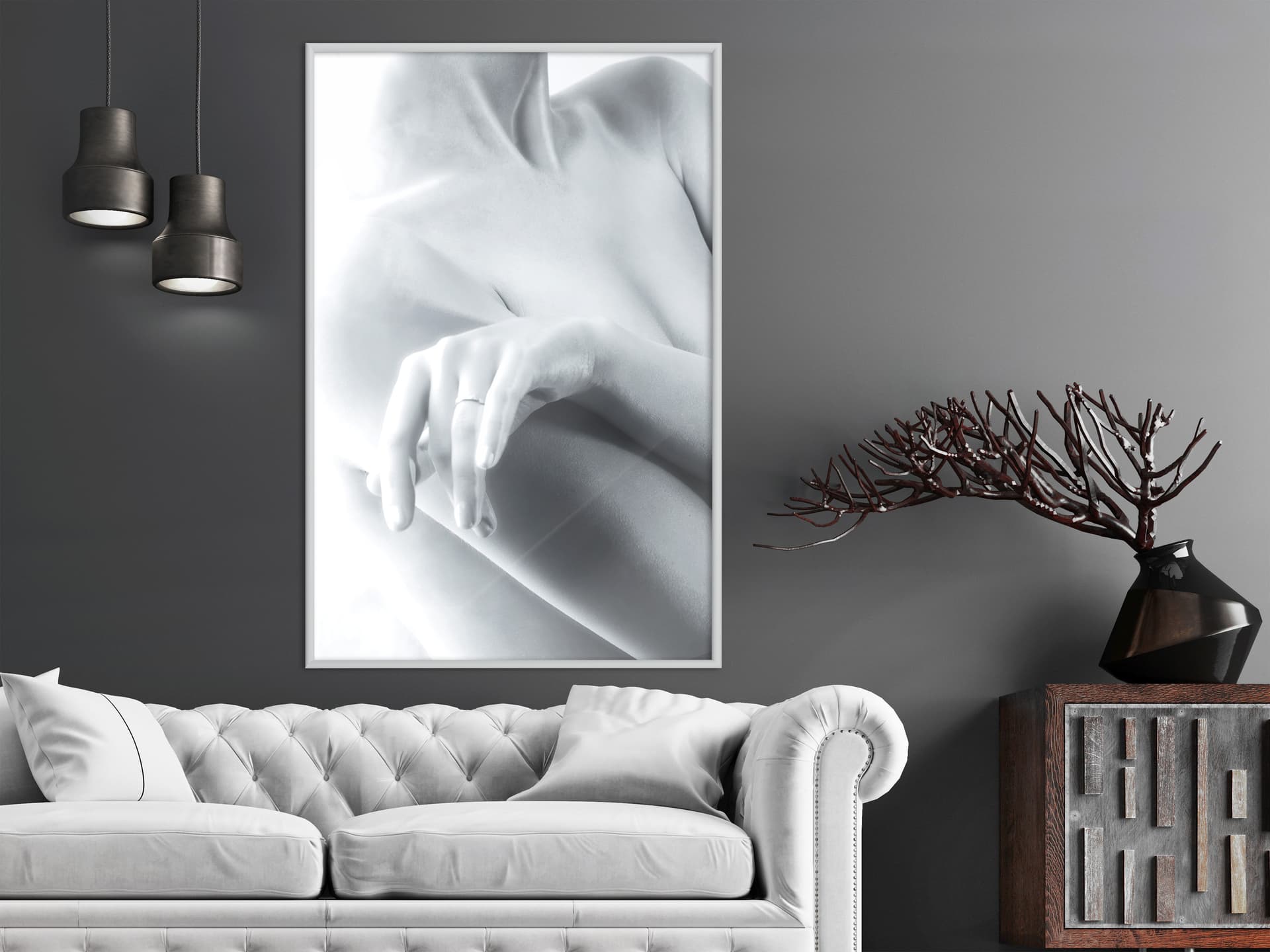 

Plakat - Naturalna zmysłowość (rozmiar 20x30, wykończenie Rama biała)