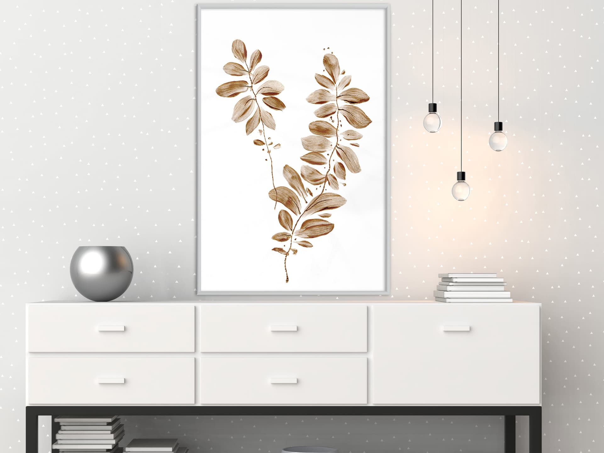 

Plakat - Botaniczna akwarela (rozmiar 20x30, wykończenie Rama biała)