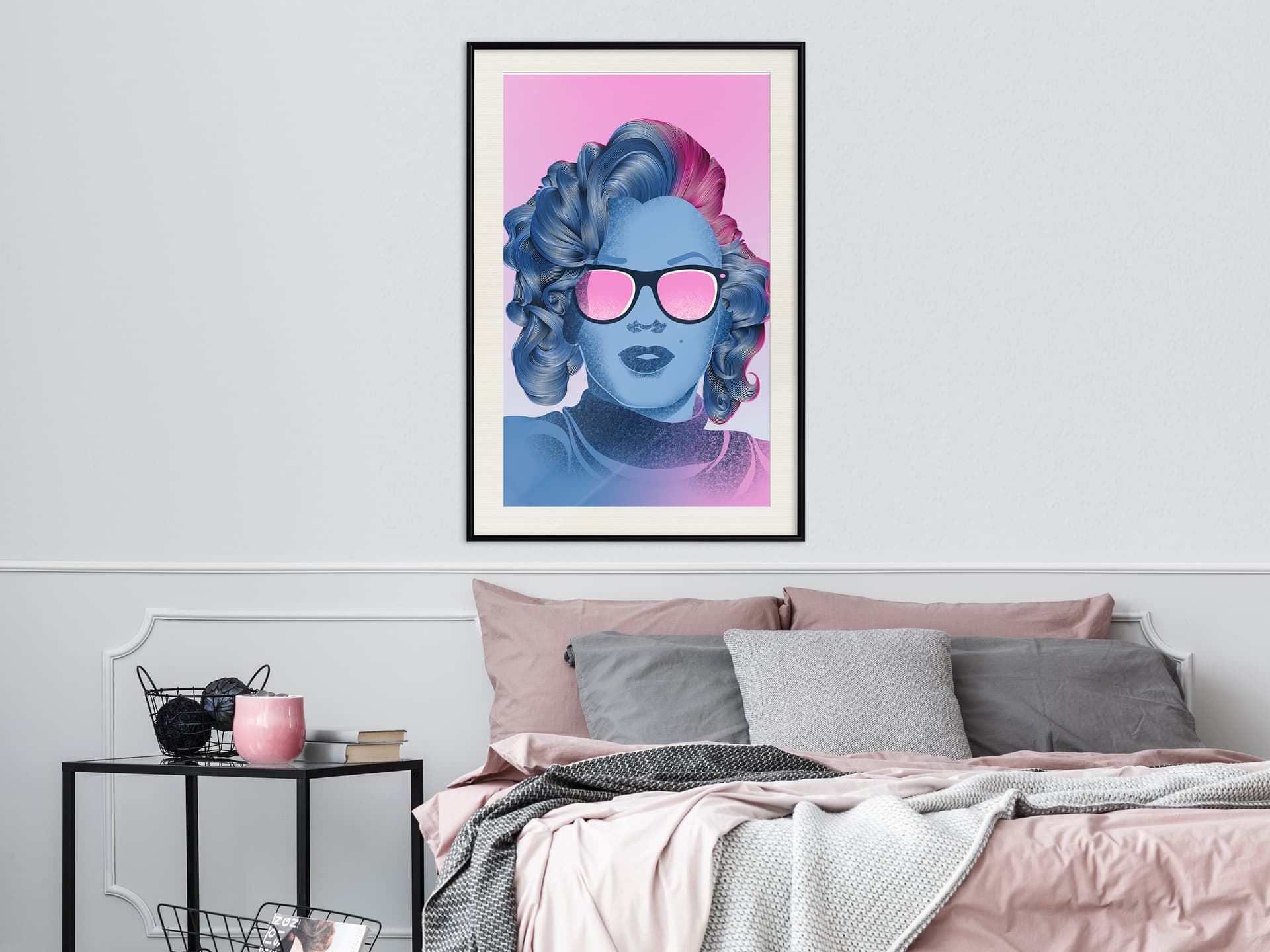 

Plakat - Ikona popkultury (rozmiar 20x30, wykończenie Rama czarna z passe-partout)
