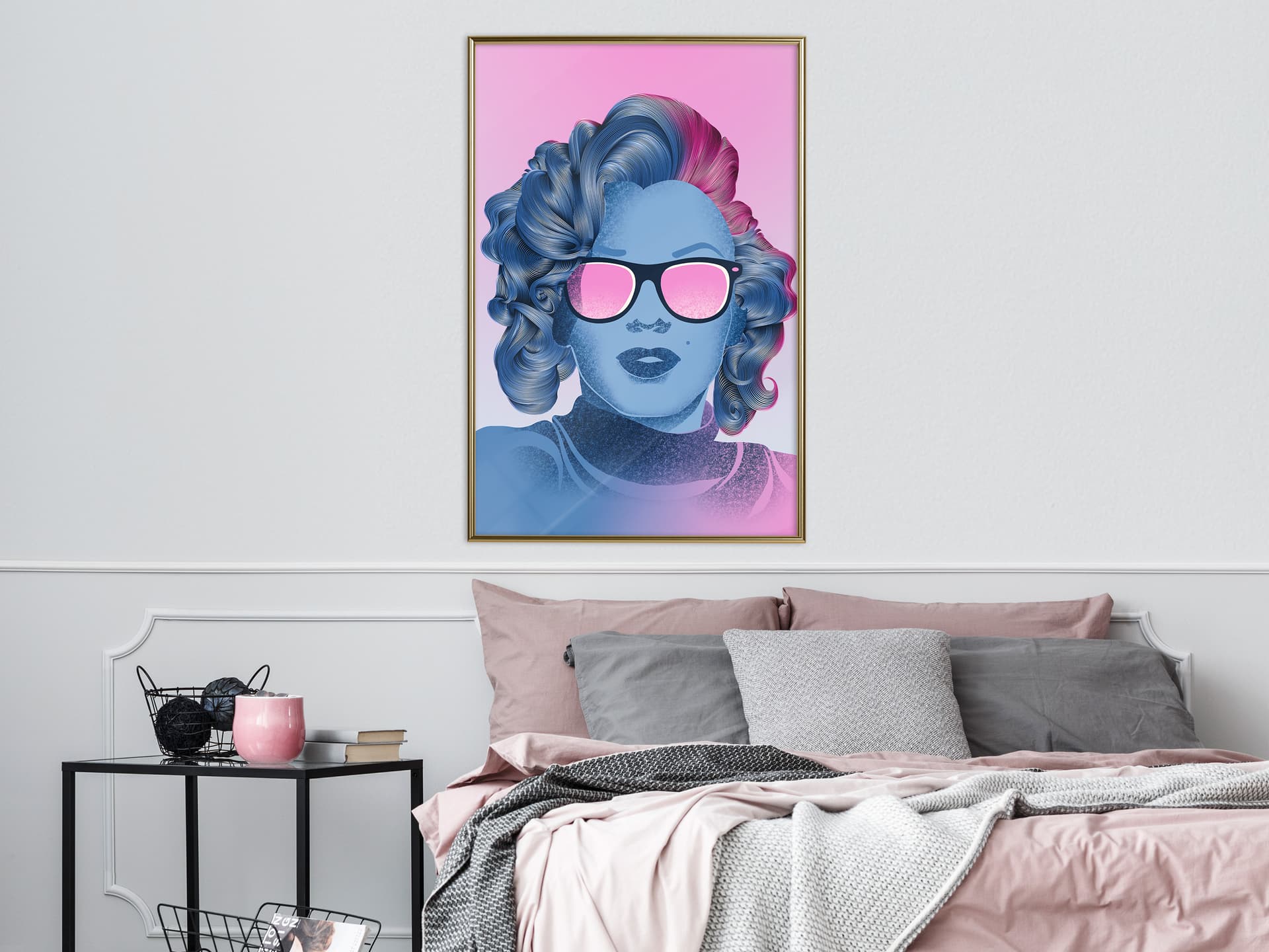 

Plakat - Ikona popkultury (rozmiar 30x45, wykończenie Rama złota)