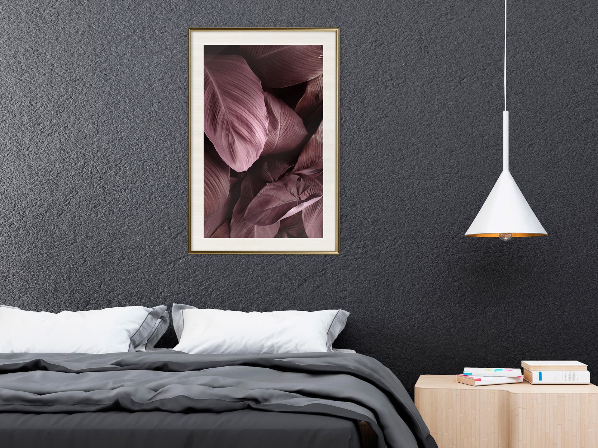 

Plakat - Życie w cieniu (rozmiar 20x30, wykończenie Rama złota z passe-partout)