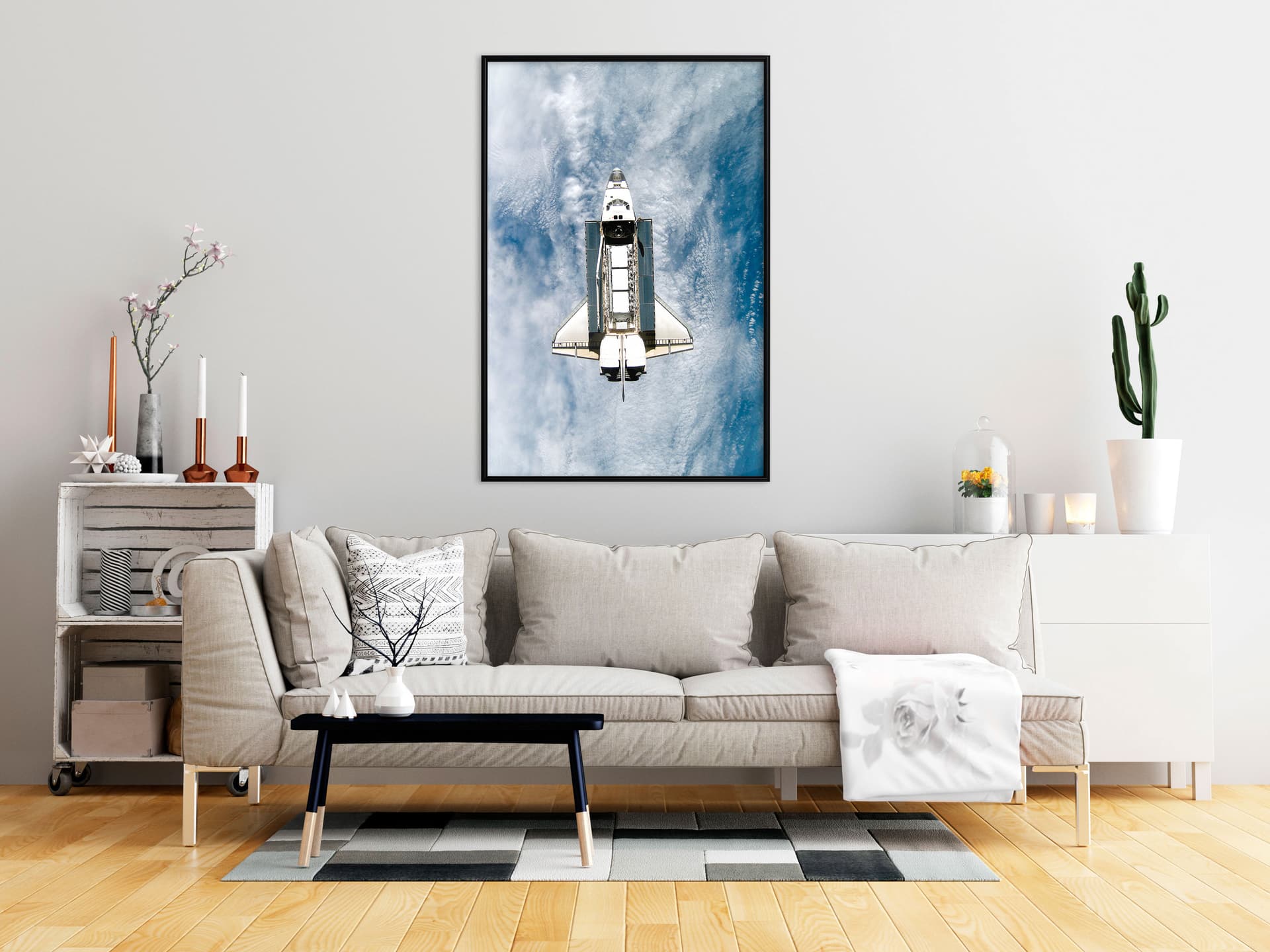 

Plakat - Lot wahadłowca (rozmiar 20x30, wykończenie Rama czarna)