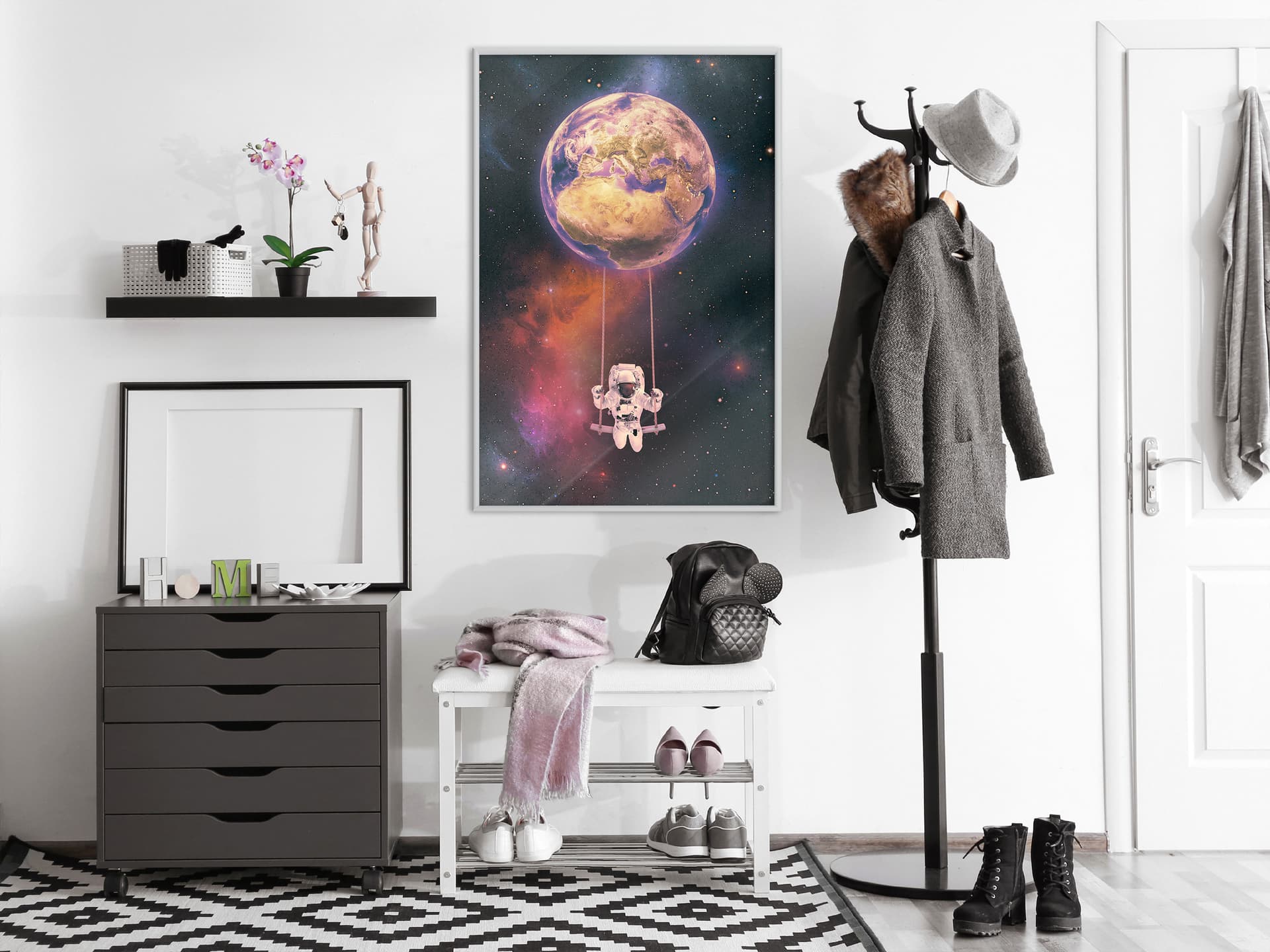 

Plakat - Cały świat jest placem zabaw (rozmiar 30x45, wykończenie Rama biała)