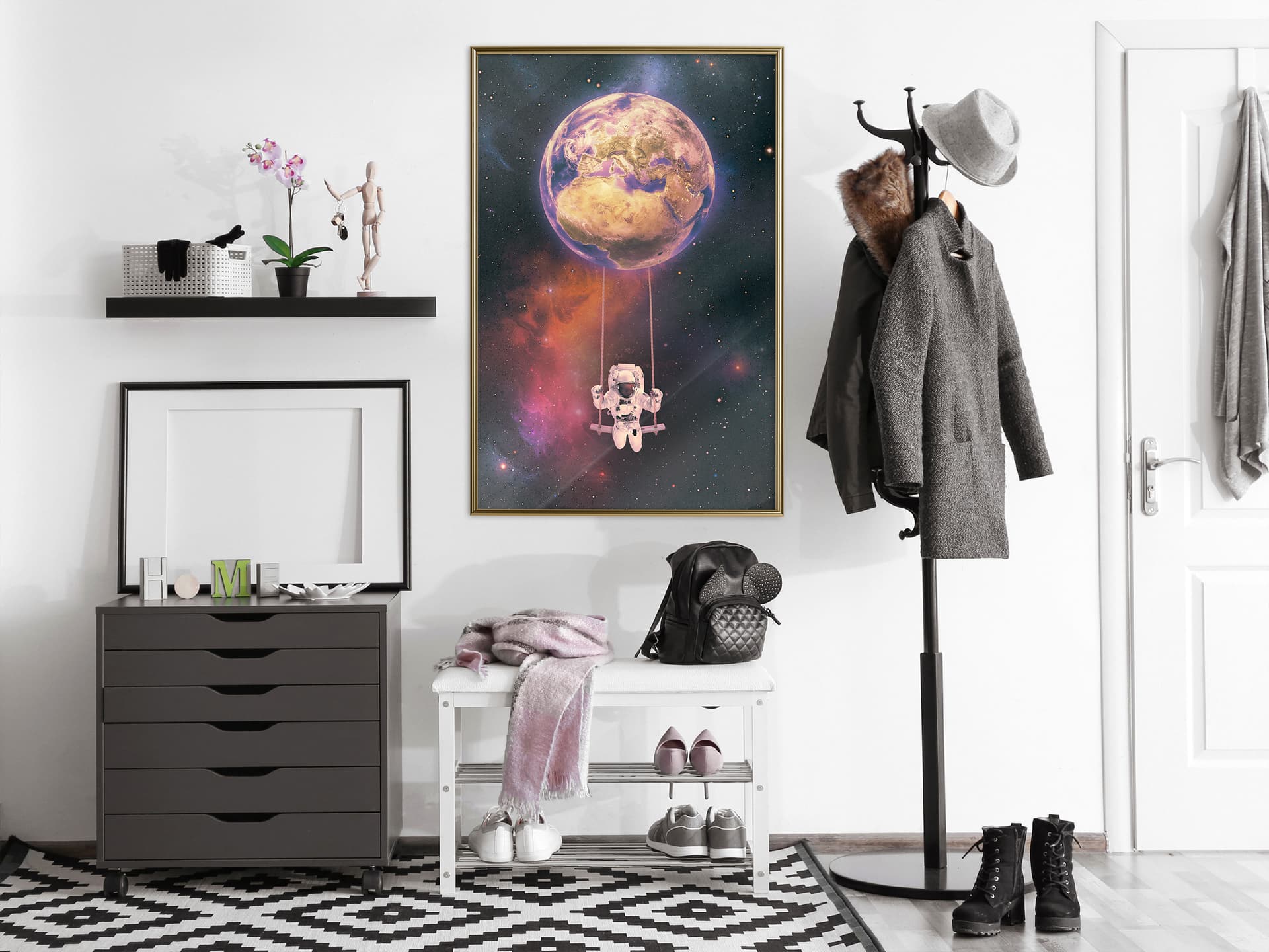 

Plakat - Cały świat jest placem zabaw (rozmiar 40x60, wykończenie Rama złota)