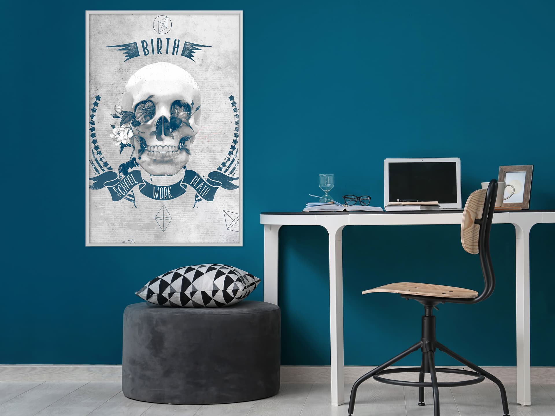 

Plakat - Krótka historia o życiu (rozmiar 30x45, wykończenie Rama biała)