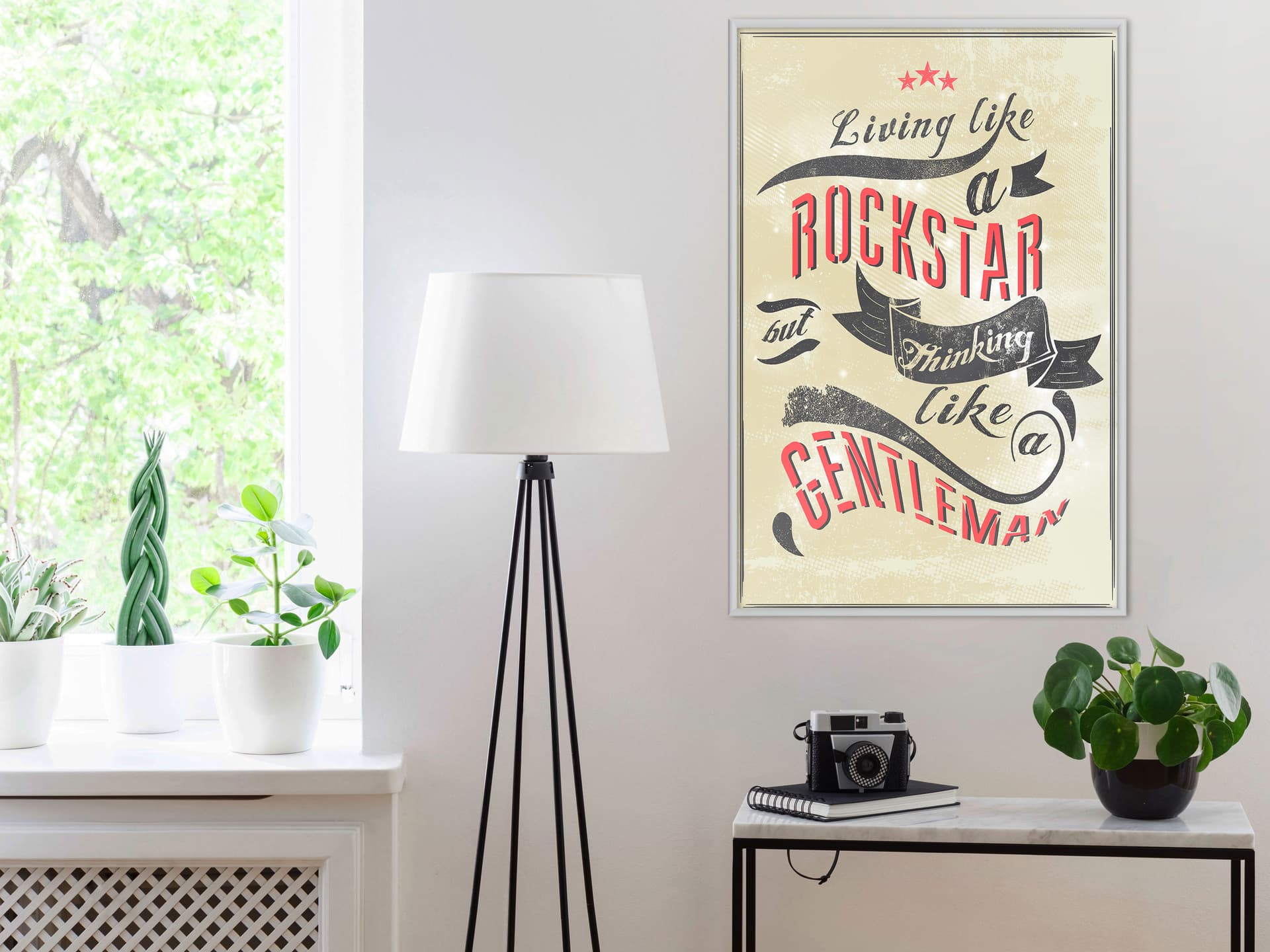 

Plakat - Życie i myślenie (rozmiar 30x45, wykończenie Rama biała)