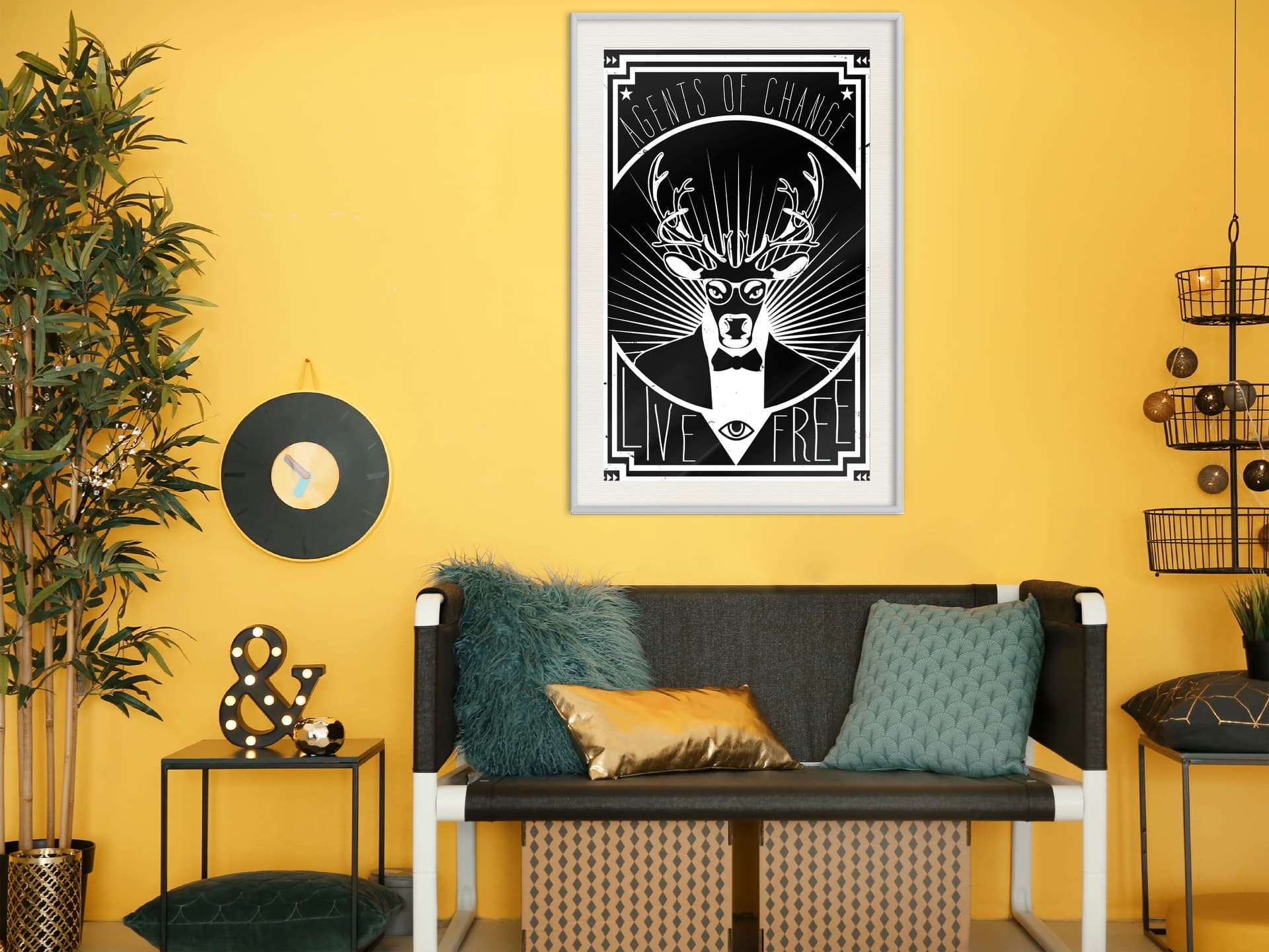 

Plakat - Tajny agent (rozmiar 30x45, wykończenie Rama biała z passe-partout)