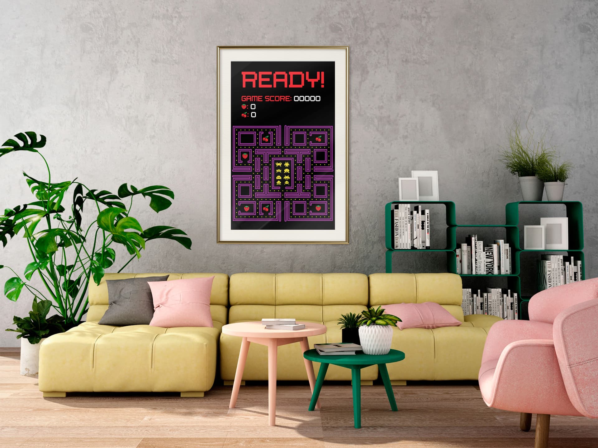 

Plakat - Labirynt (rozmiar 30x45, wykończenie Rama złota z passe-partout)