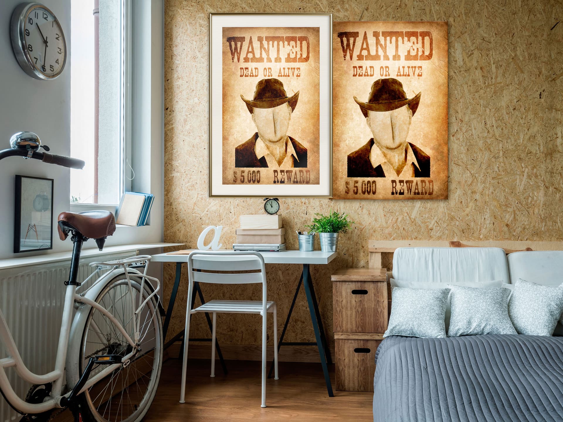 

Plakat - Dawno temu na Dzikim Zachodzie (rozmiar 30x45, wykończenie Rama złota z passe-partout)