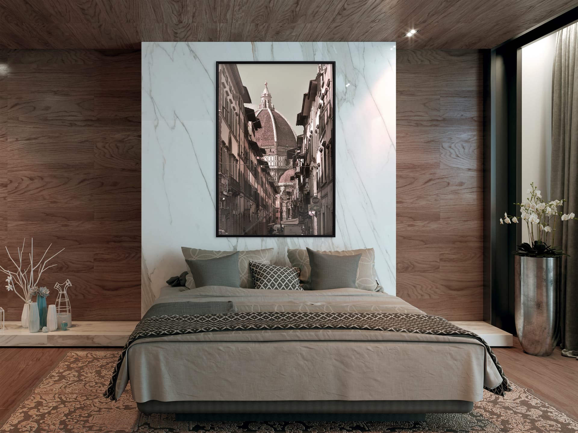 

Plakat - Kopuła katedry (rozmiar 20x30, wykończenie Rama czarna)