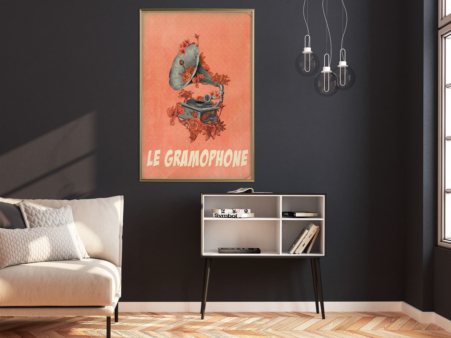 

Plakat - Muzyka retro (rozmiar 20x30, wykończenie Rama złota)