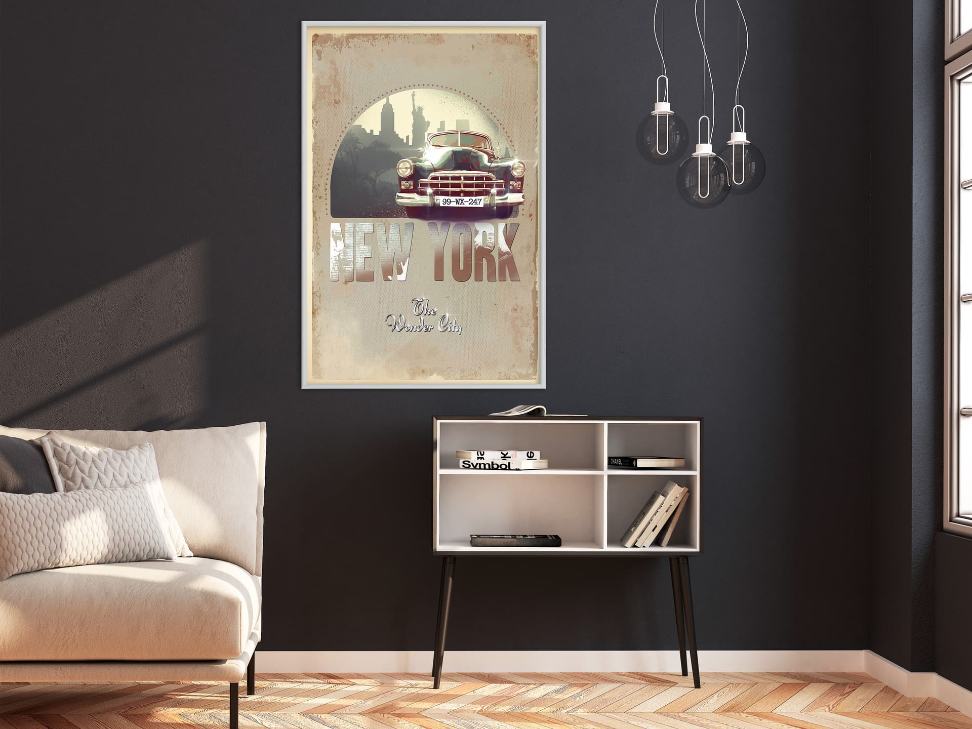 

Plakat - Wielkie Jabłko (rozmiar 40x60, wykończenie Rama biała)