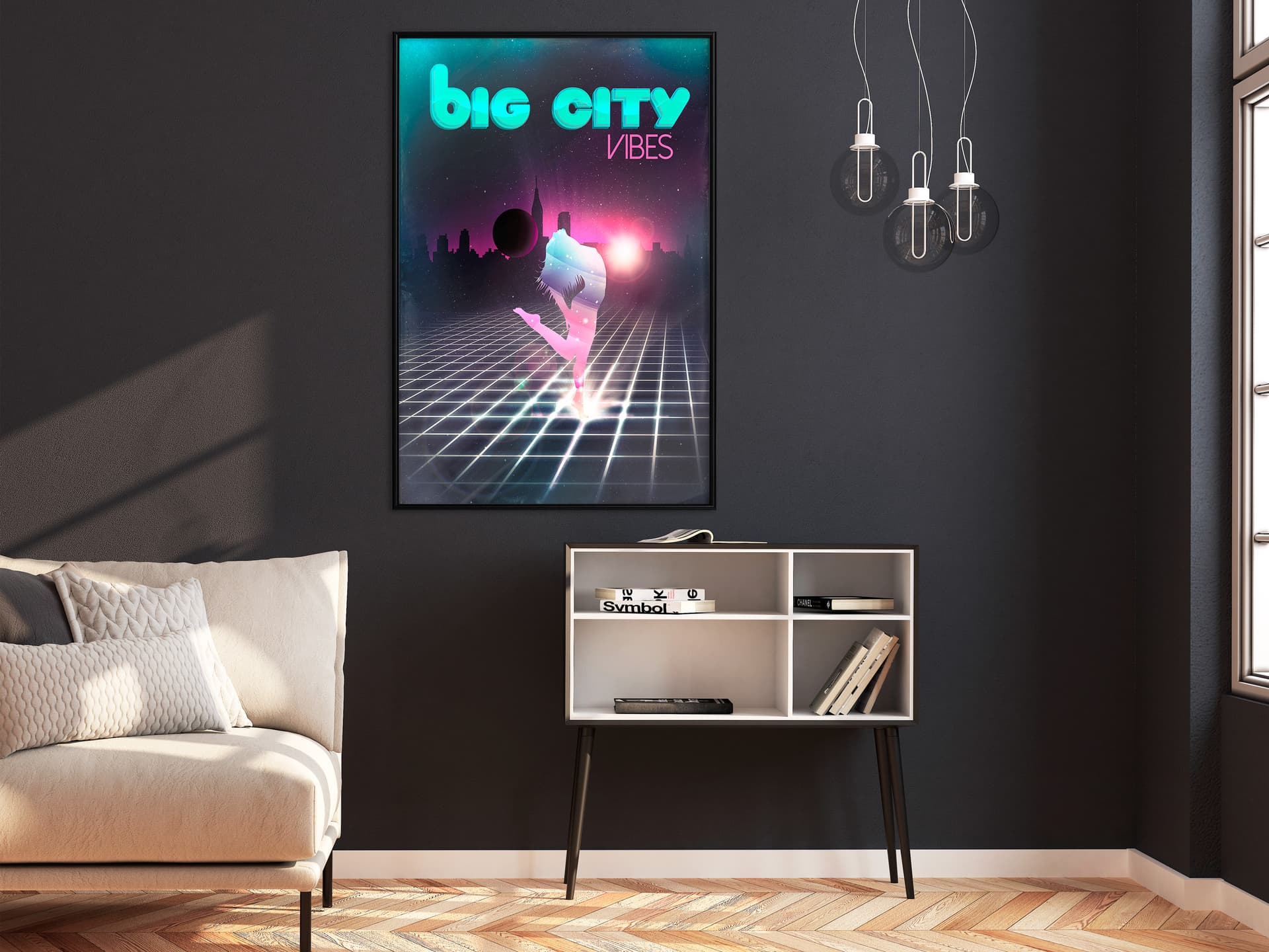 

Plakat - Gorączka nocy (rozmiar 20x30, wykończenie Rama czarna)
