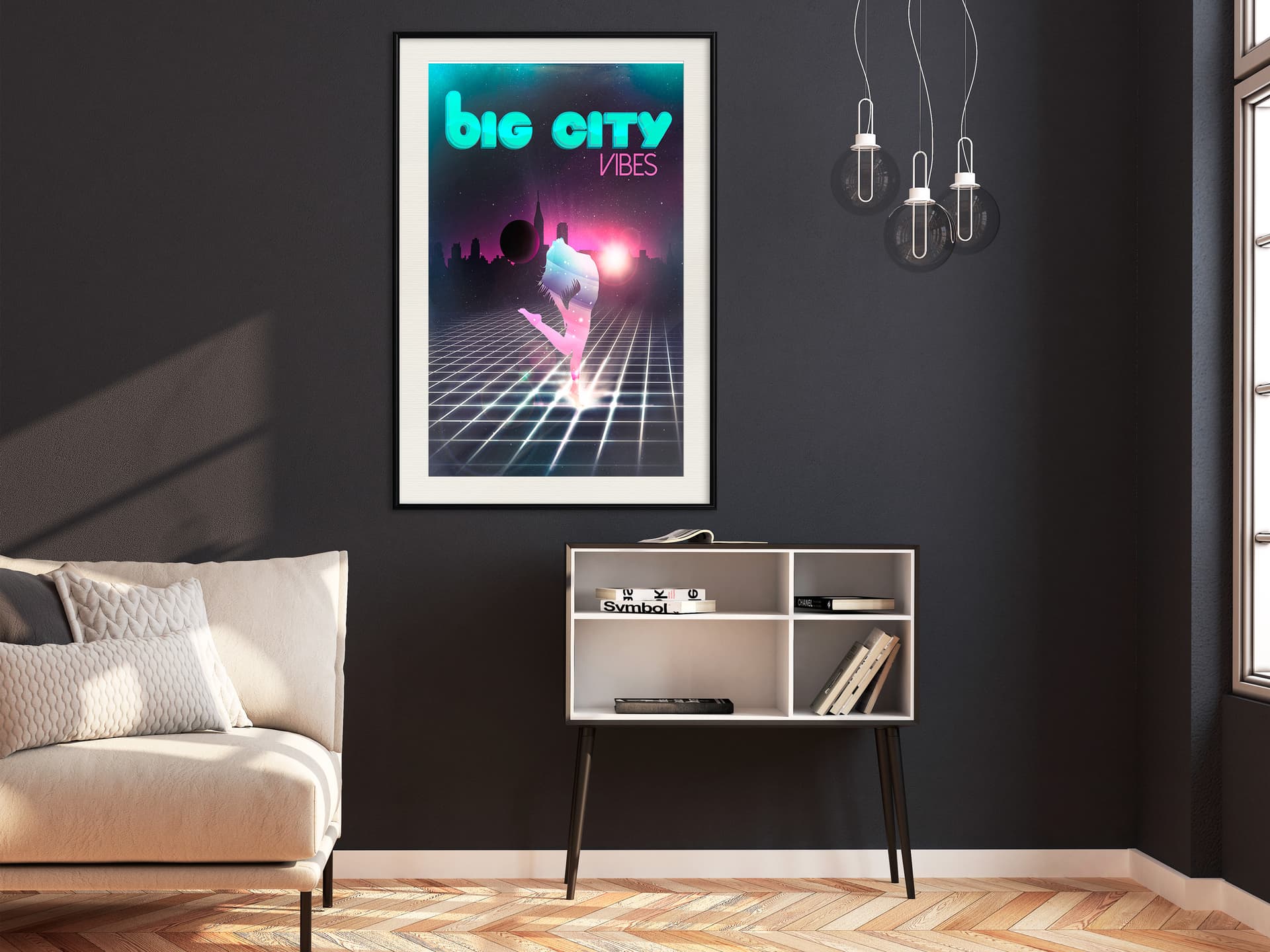 

Plakat - Gorączka nocy (rozmiar 20x30, wykończenie Rama czarna z passe-partout)