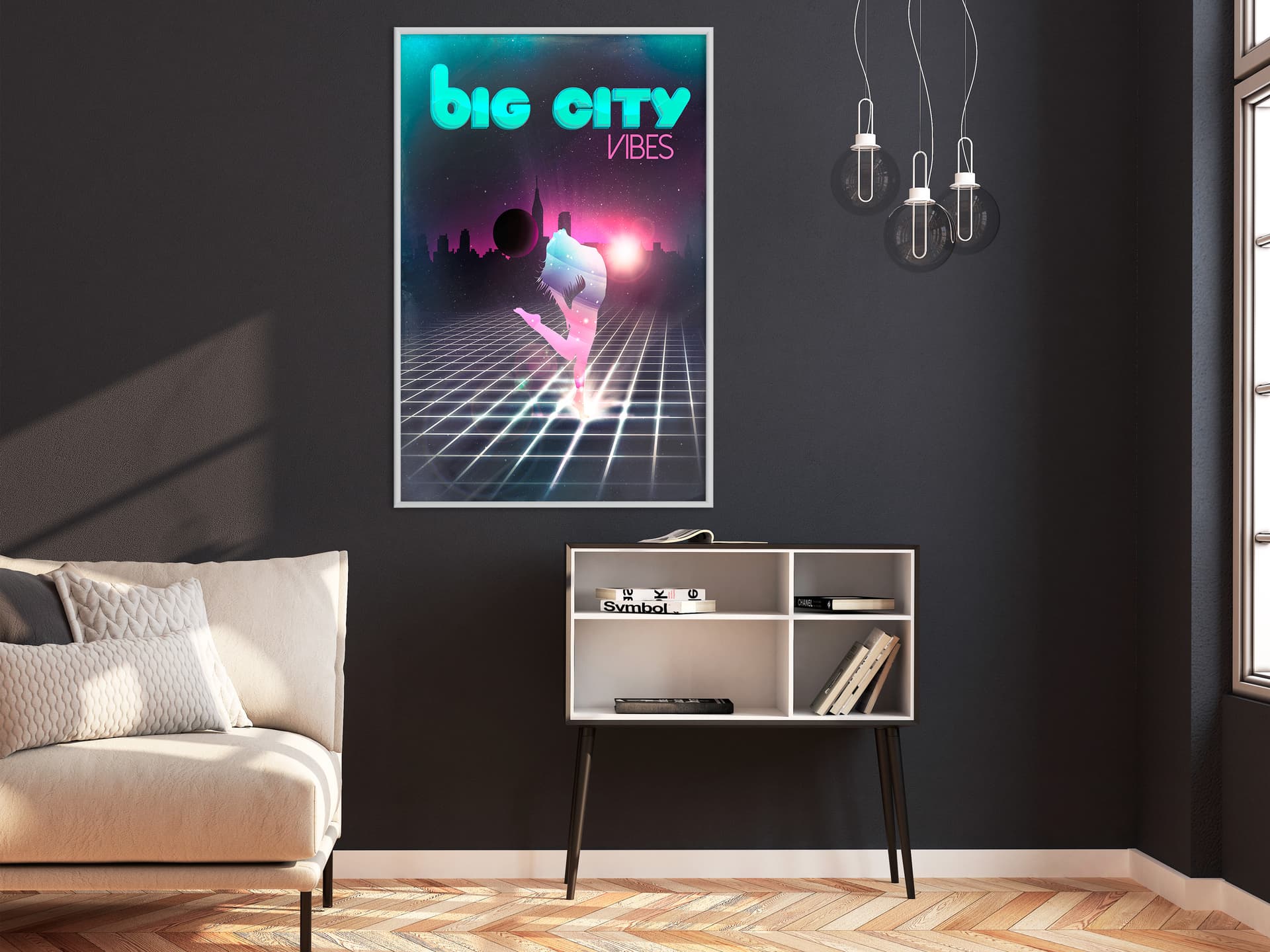 

Plakat - Gorączka nocy (rozmiar 40x60, wykończenie Rama biała)