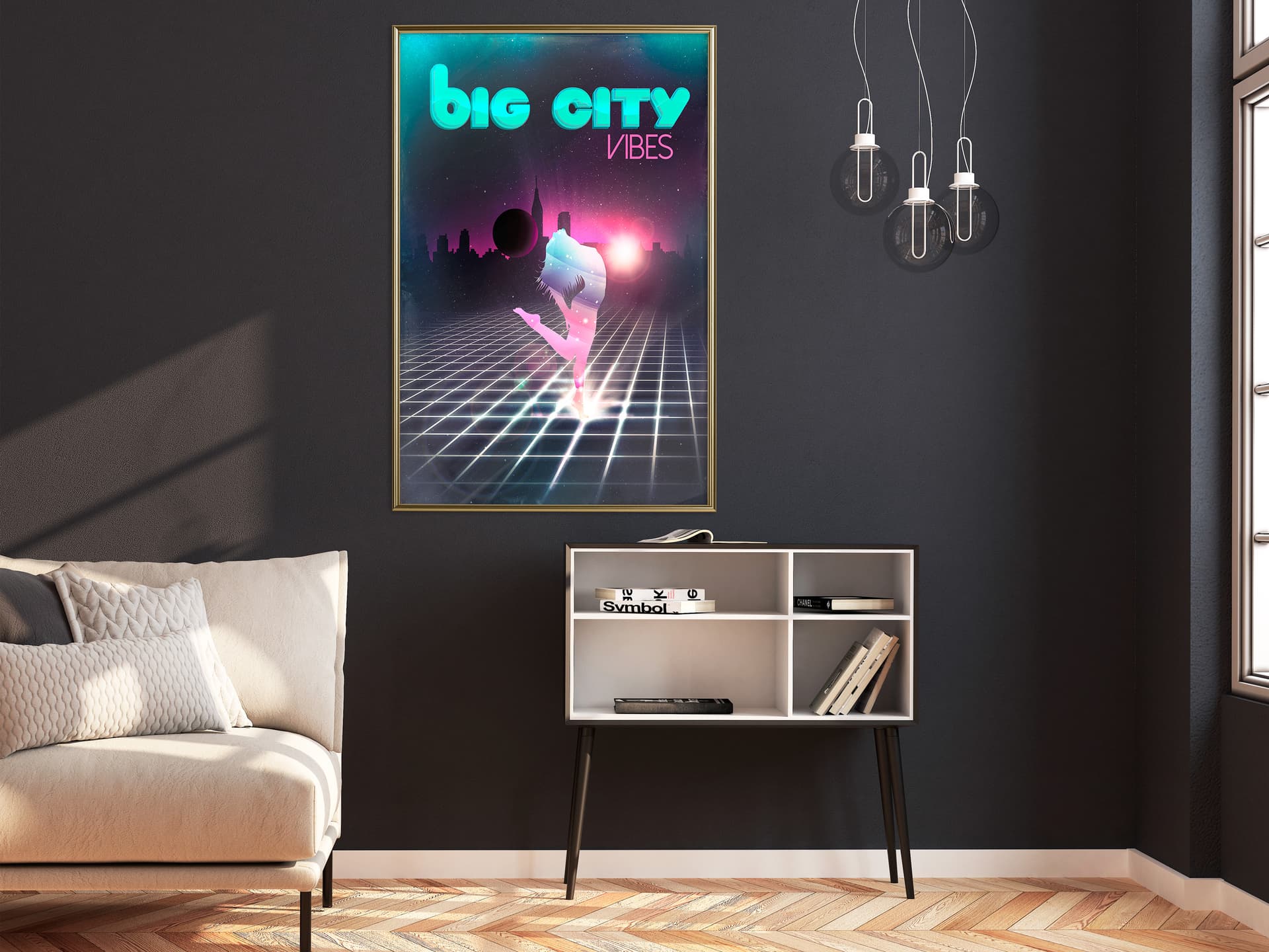 

Plakat - Gorączka nocy (rozmiar 40x60, wykończenie Rama złota)