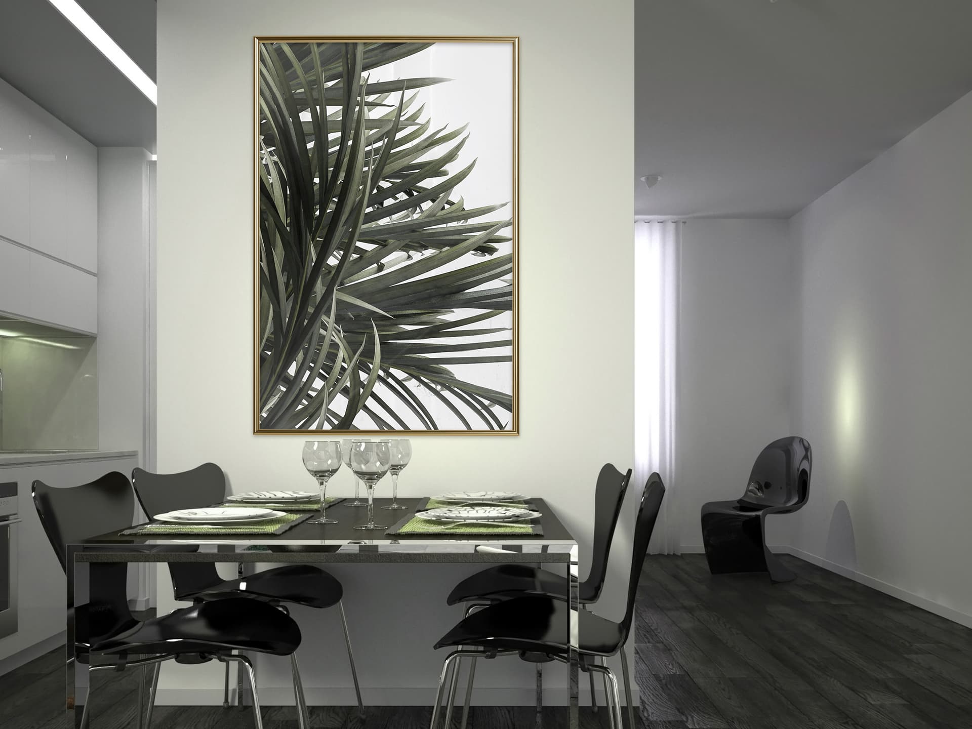 

Plakat - Małe tropiki (rozmiar 20x30, wykończenie Rama złota)