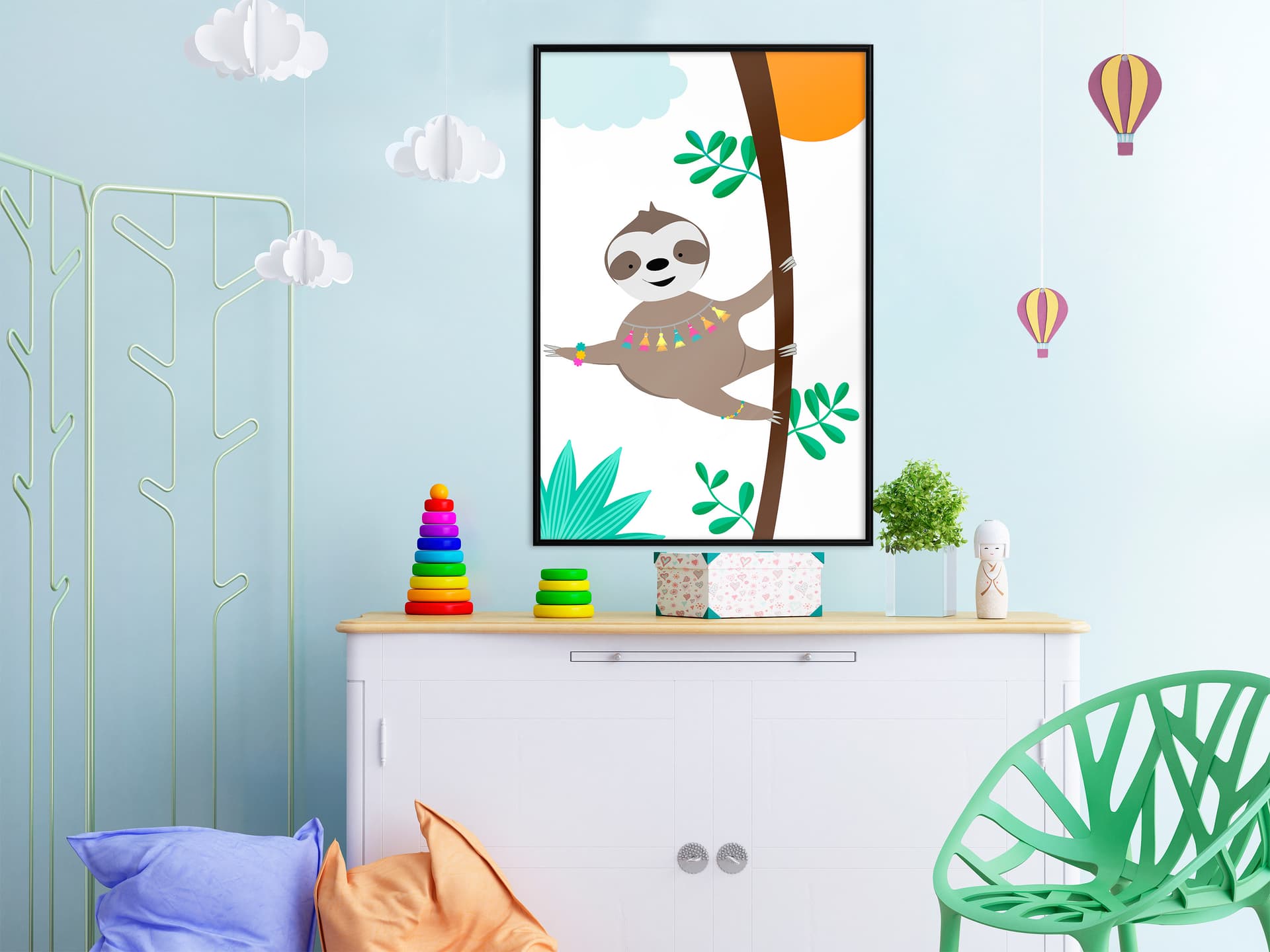 

Plakat - Leniwe życie (rozmiar 20x30, wykończenie Rama czarna)