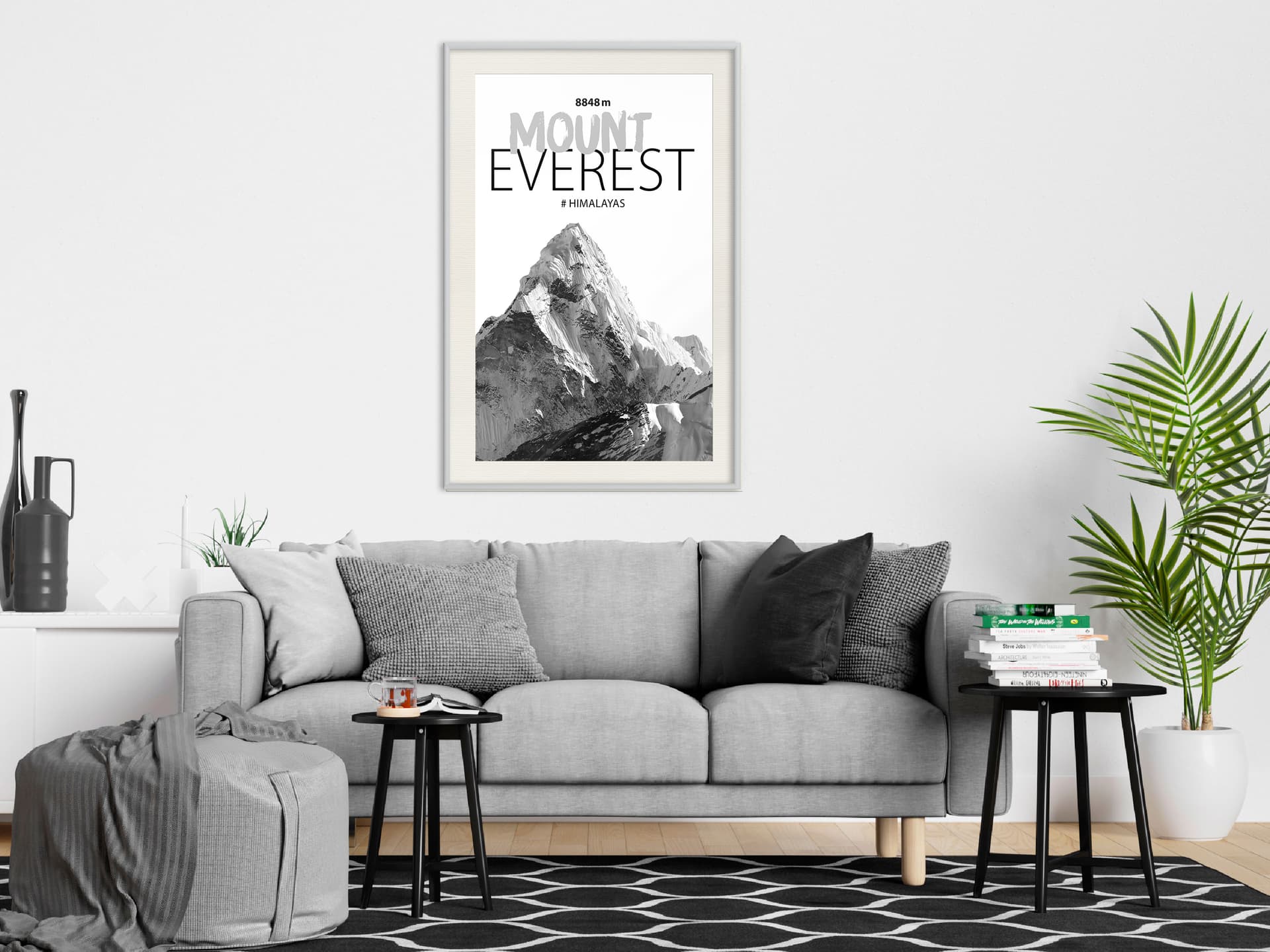 

Plakat - Szczyty świata: Mount Everest (rozmiar 40x60, wykończenie Rama biała z passe-partout)