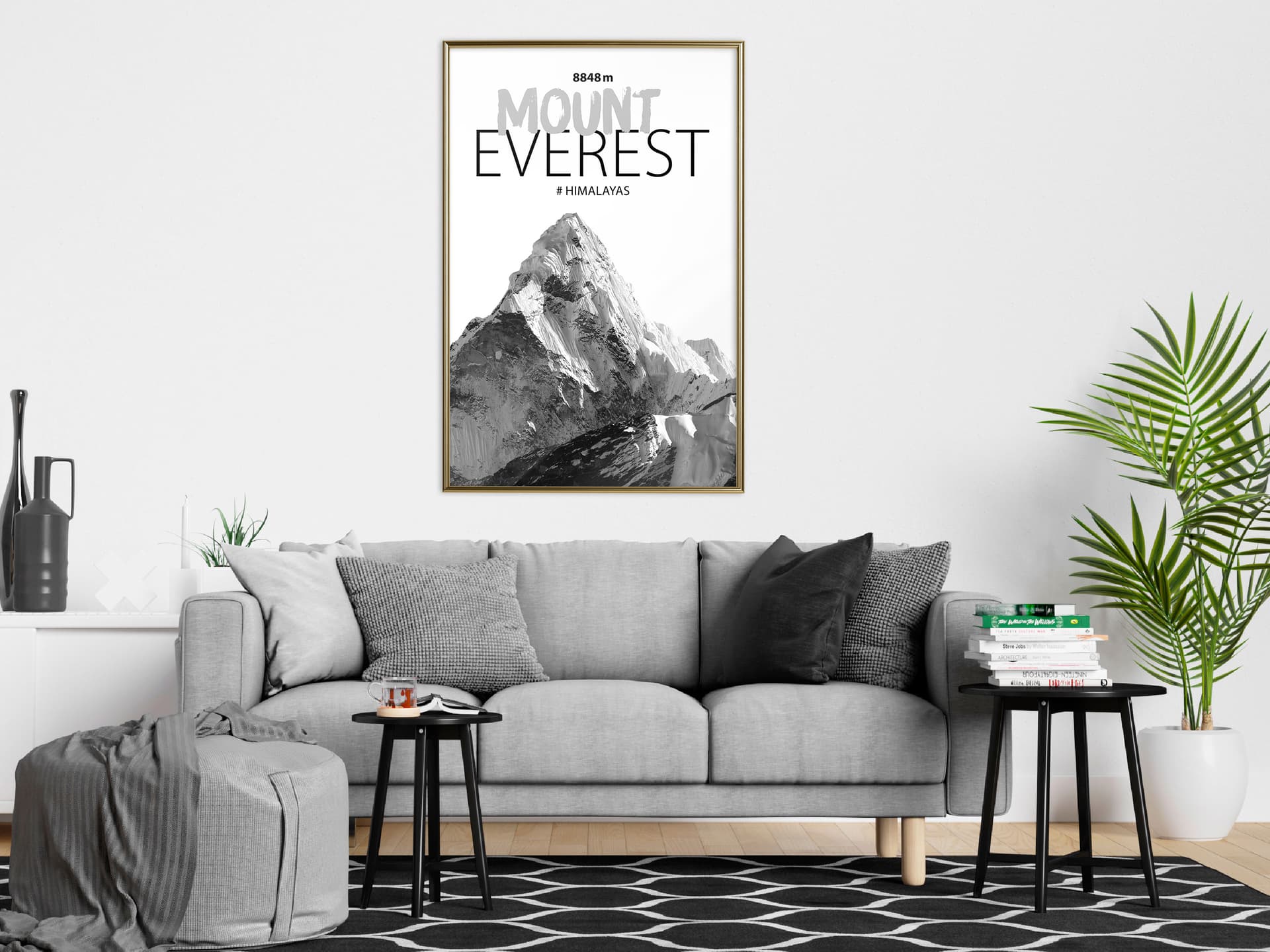 

Plakat - Szczyty świata: Mount Everest (rozmiar 20x30, wykończenie Rama złota)