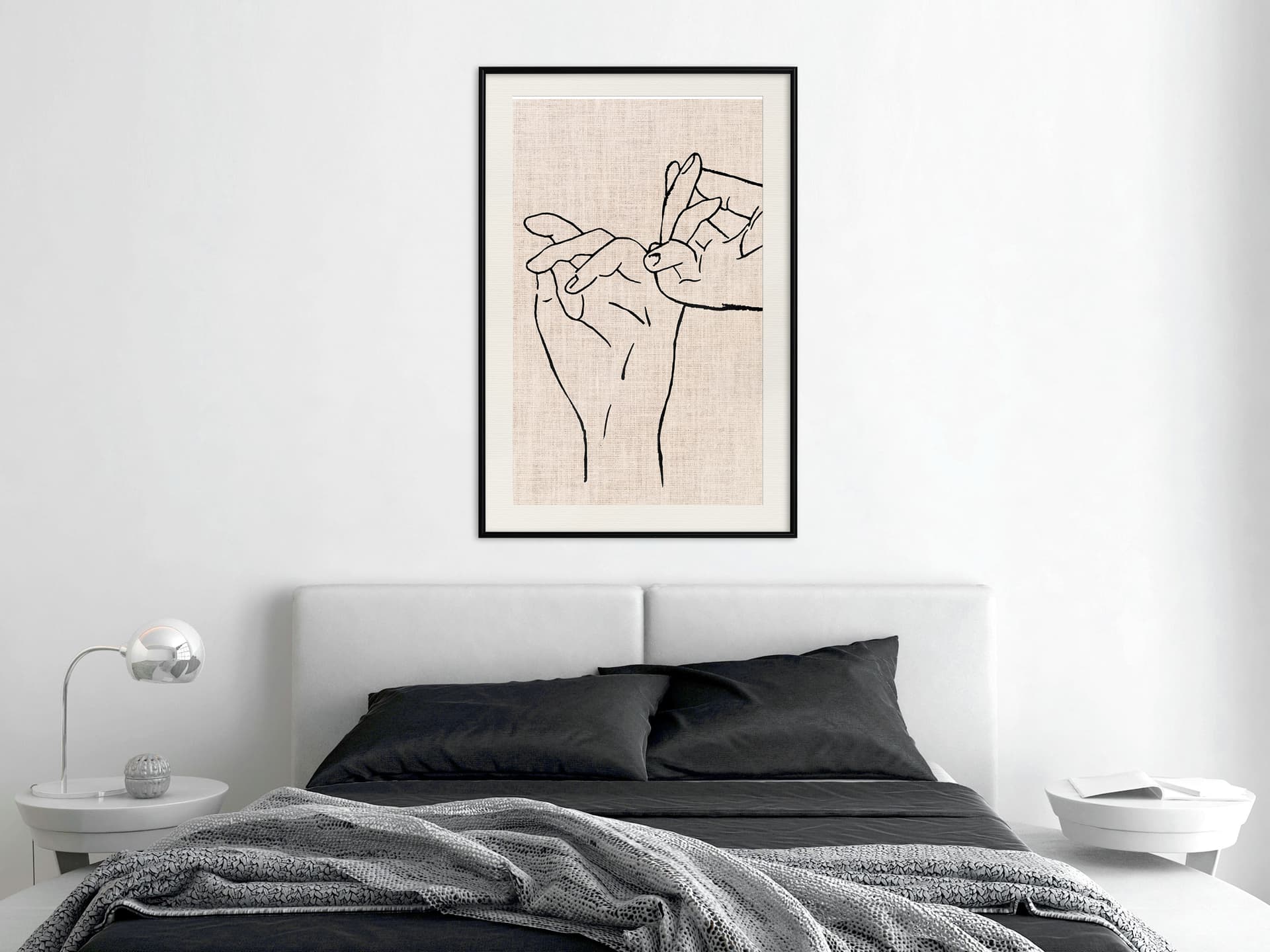 

Plakat - Złączeni (rozmiar 20x30, wykończenie Rama czarna z passe-partout)