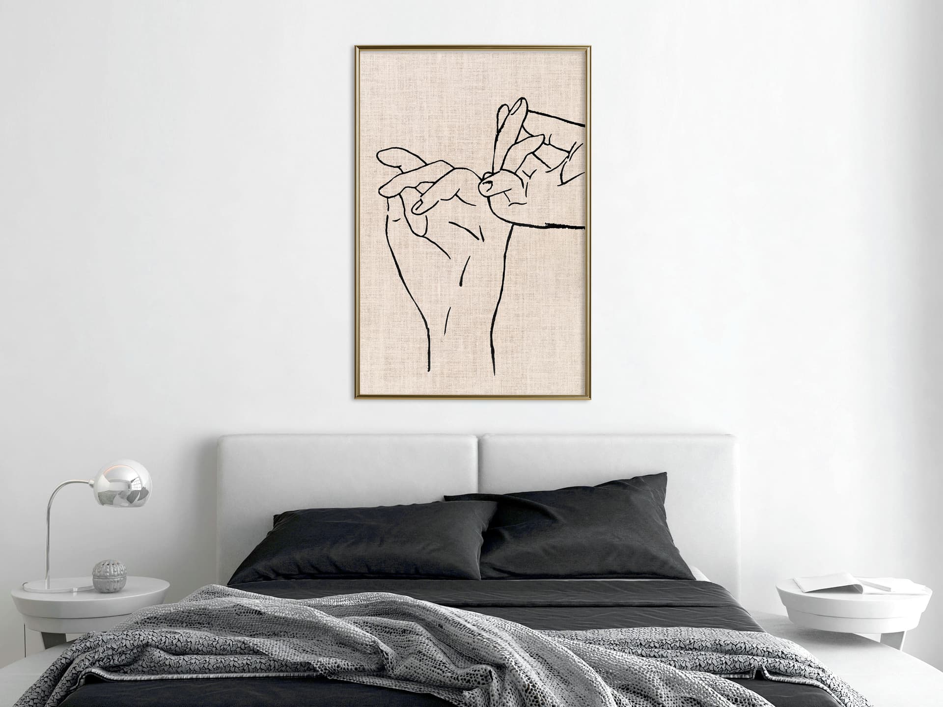 

Plakat - Złączeni (rozmiar 20x30, wykończenie Rama złota)