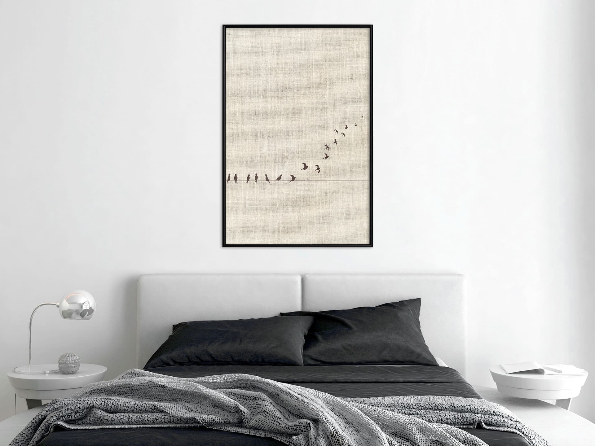 

Plakat - Nauka latania (rozmiar 20x30, wykończenie Rama czarna)