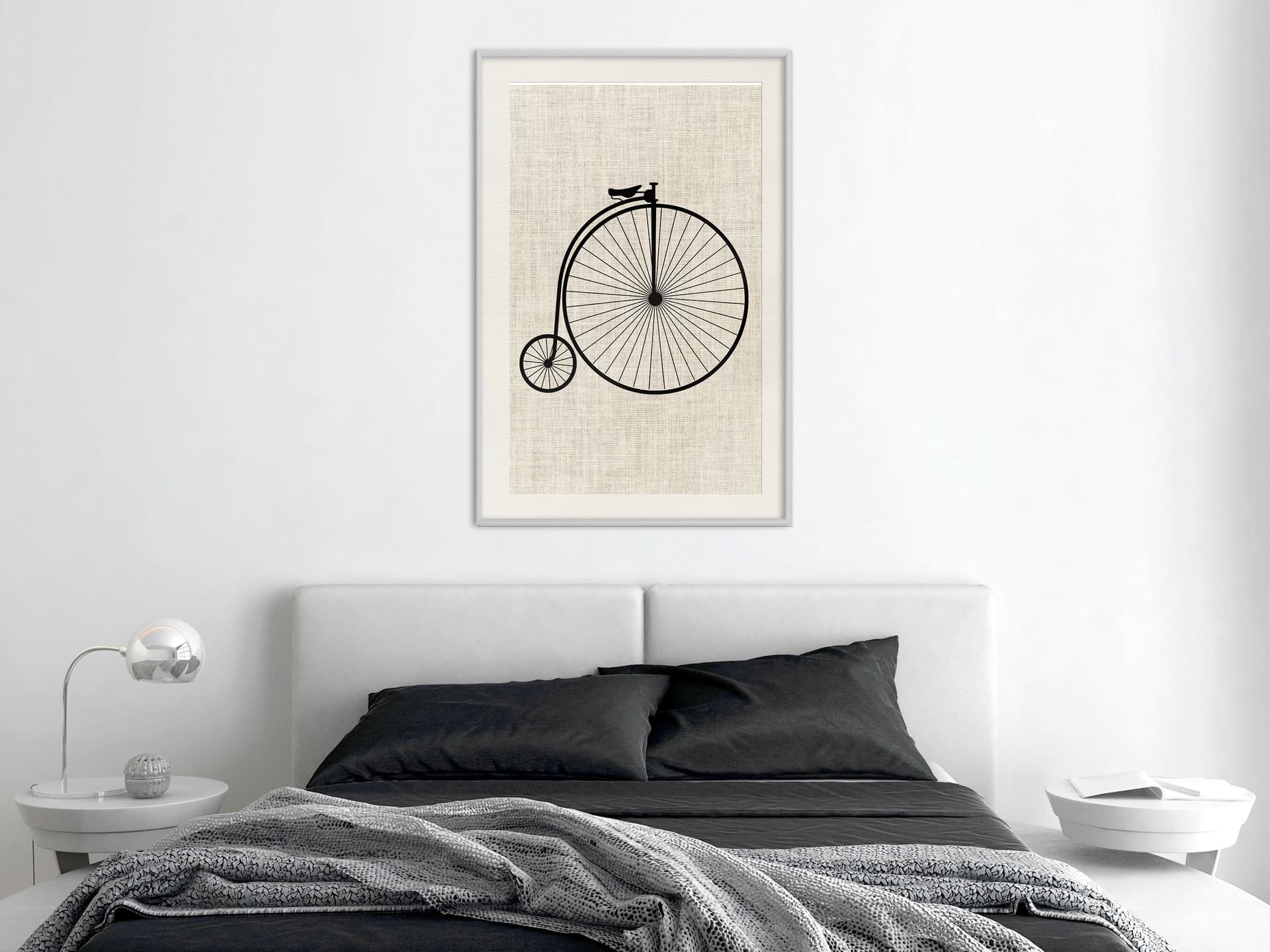 

Plakat - Bicykl (rozmiar 30x45, wykończenie Rama biała z passe-partout)