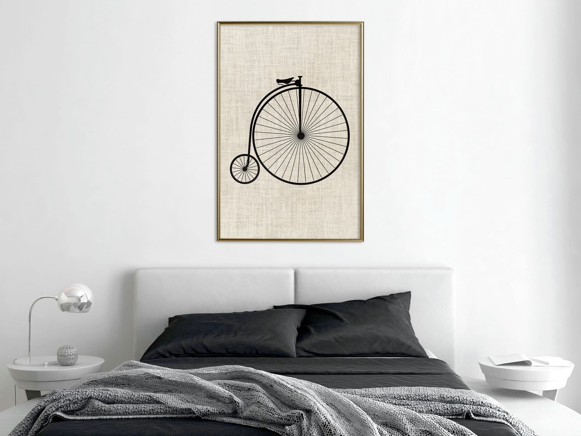 

Plakat - Bicykl (rozmiar 40x60, wykończenie Rama złota)