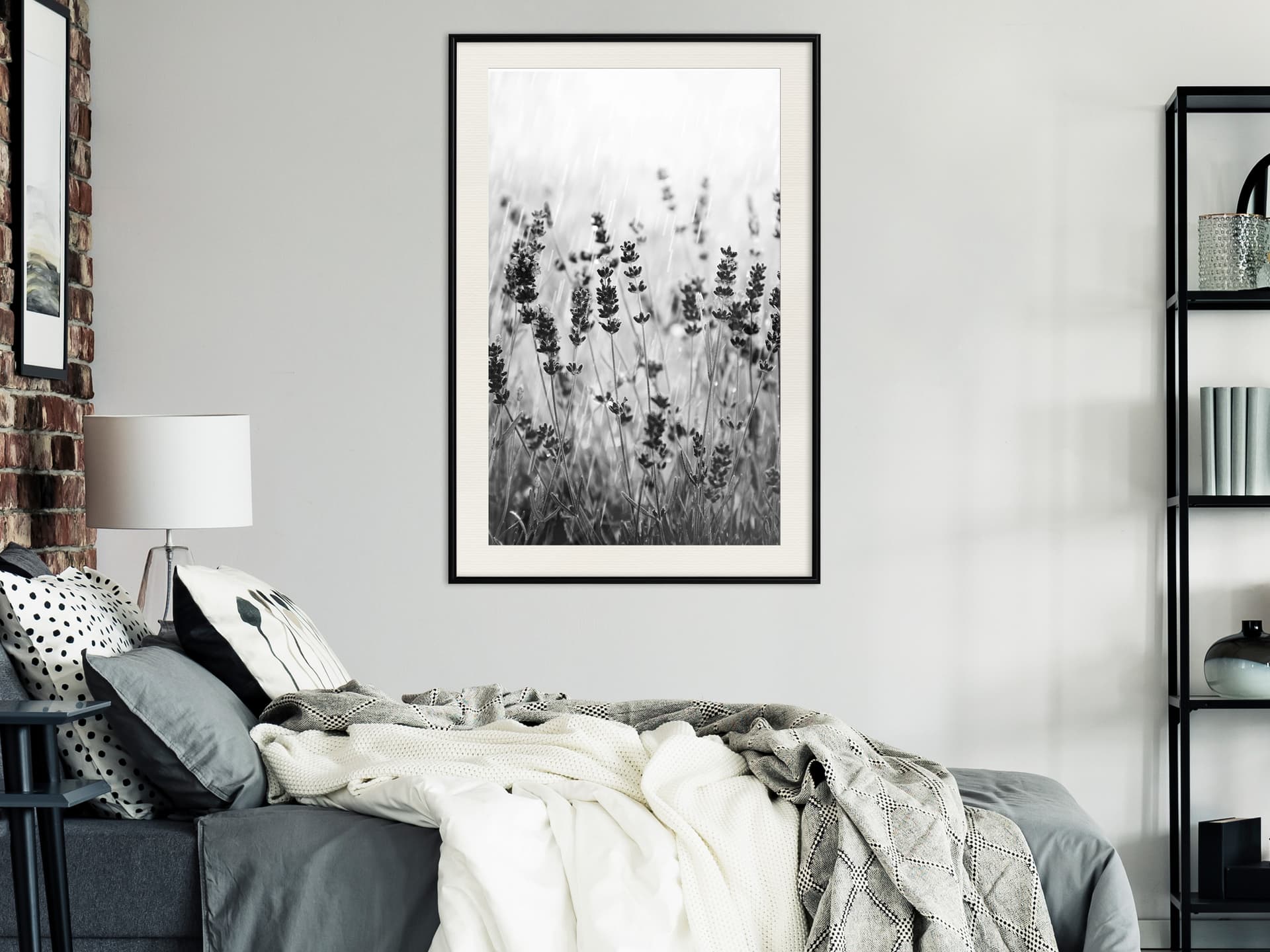 

Plakat - Cień łąki (rozmiar 40x60, wykończenie Rama czarna z passe-partout)