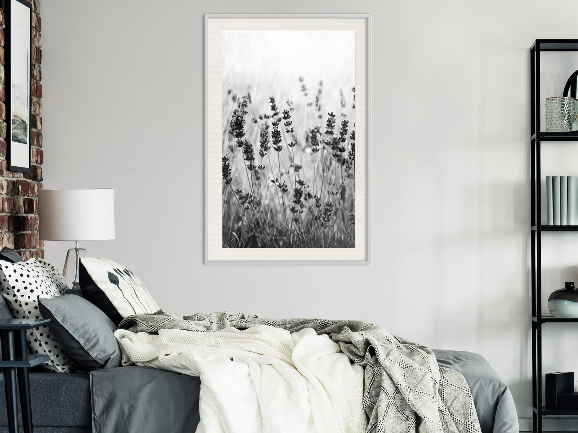 

Plakat - Cień łąki (rozmiar 20x30, wykończenie Rama biała z passe-partout)