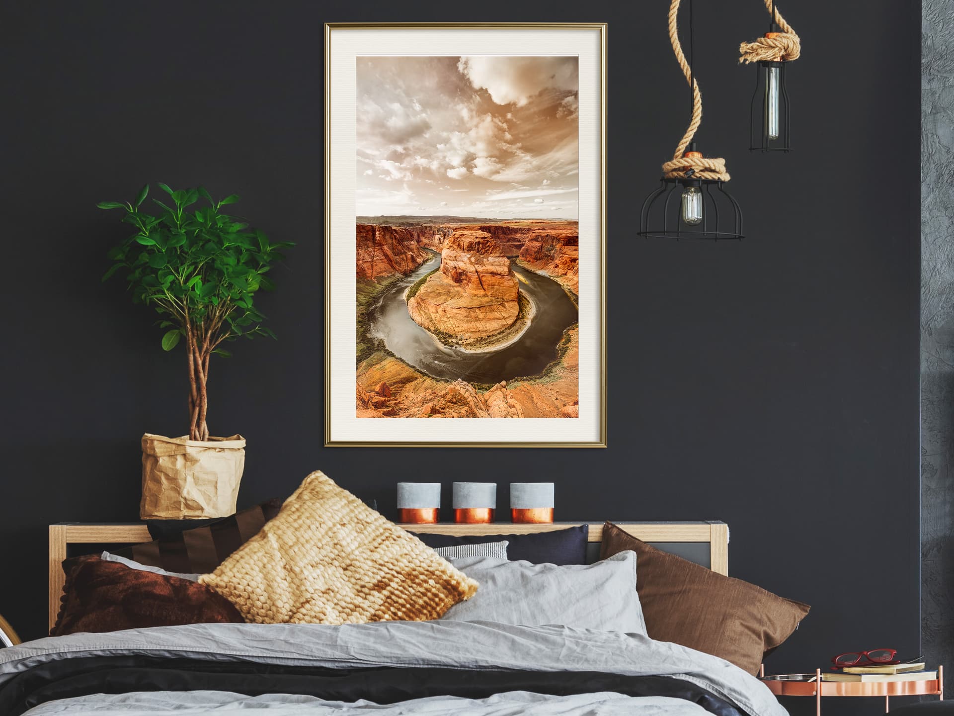 

Plakat - Rzeka Kolorado (rozmiar 20x30, wykończenie Rama złota z passe-partout)