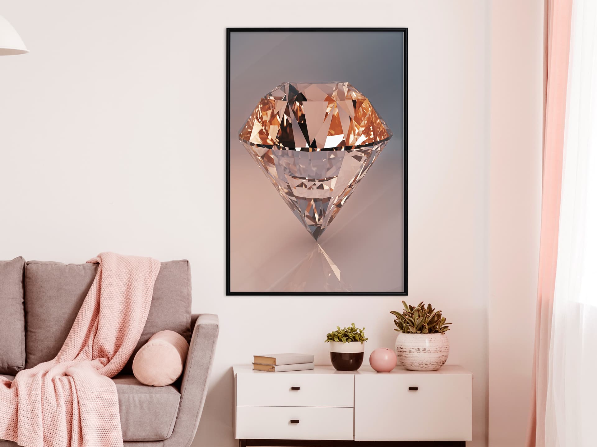 

Plakat - Błyszczący klejnot (rozmiar 20x30, wykończenie Rama czarna)