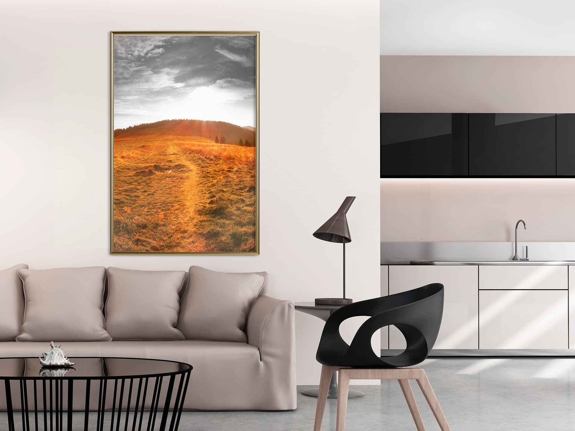 

Plakat - Preria (rozmiar 30x45, wykończenie Rama złota)