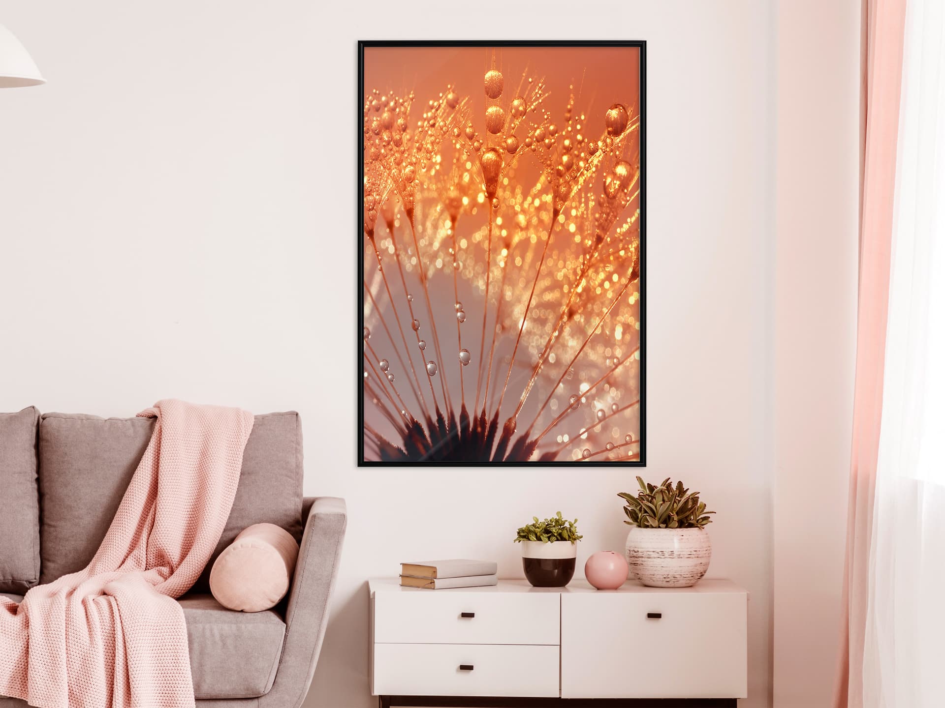 

Plakat - Pomarańczowy powiew lata (rozmiar 30x45, wykończenie Rama czarna)