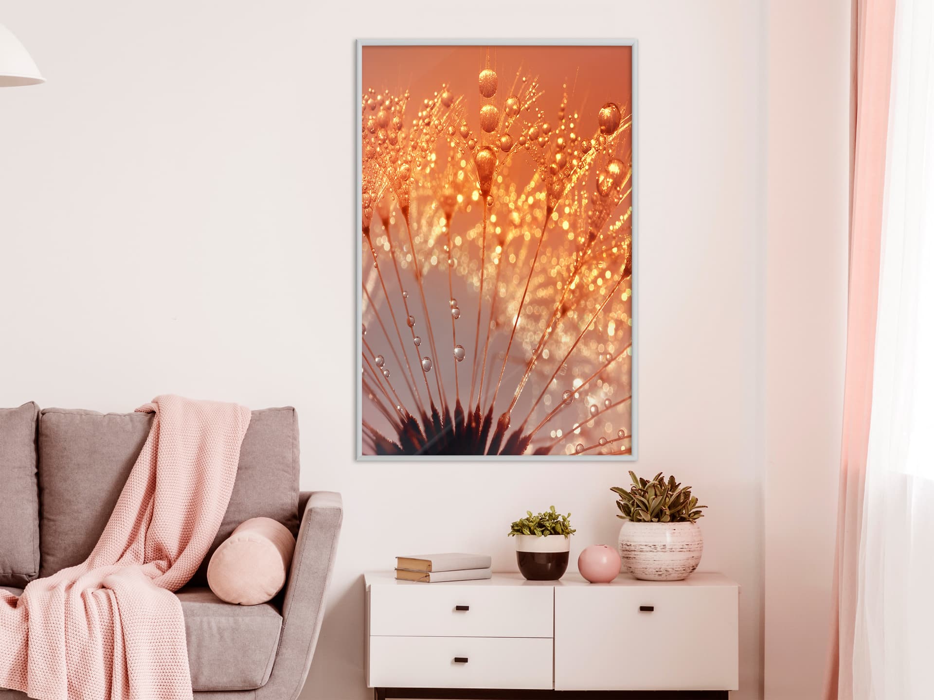 

Plakat - Pomarańczowy powiew lata (rozmiar 20x30, wykończenie Rama biała)