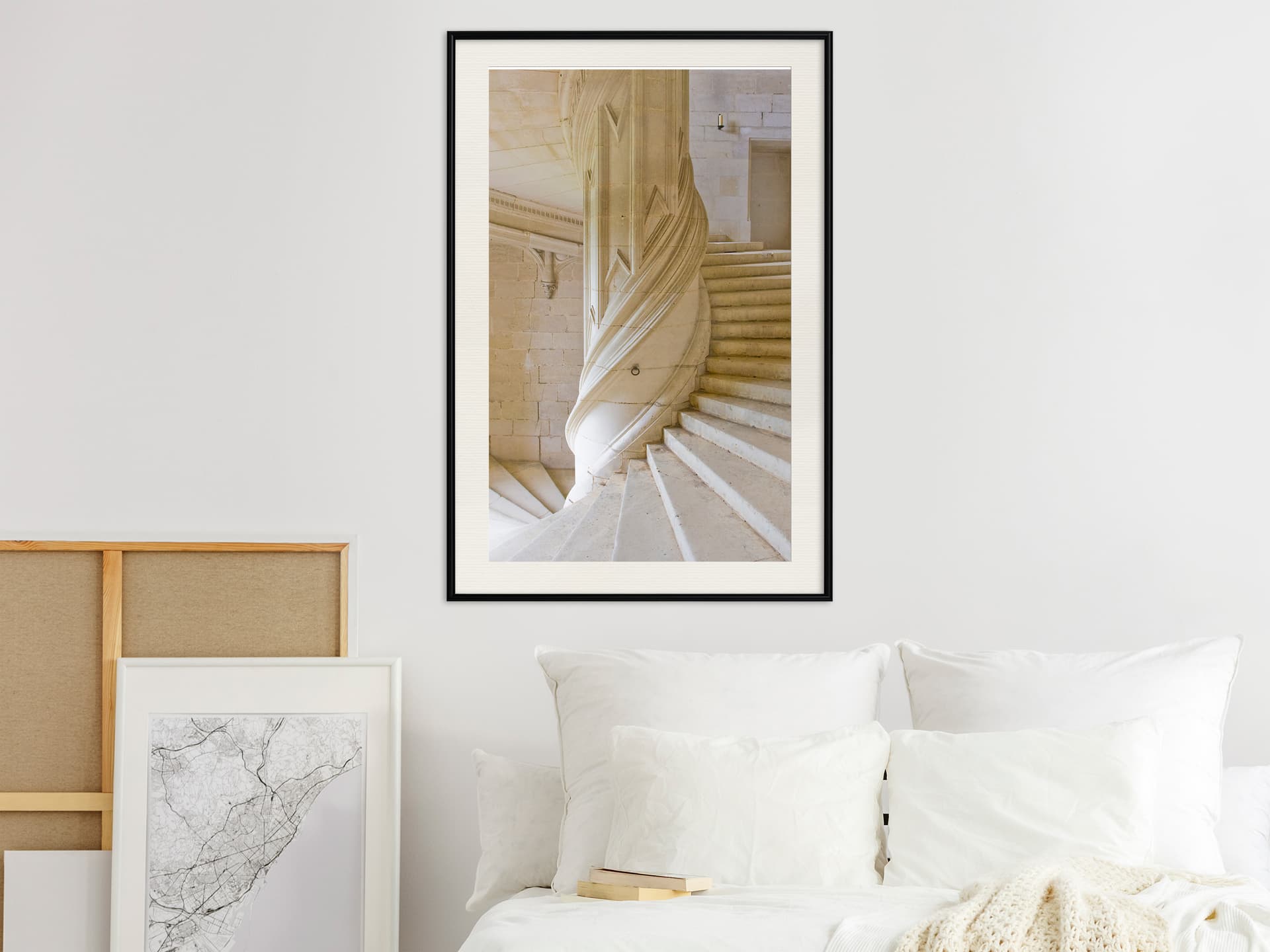 

Plakat - Kręte wejście (rozmiar 20x30, wykończenie Rama czarna z passe-partout)