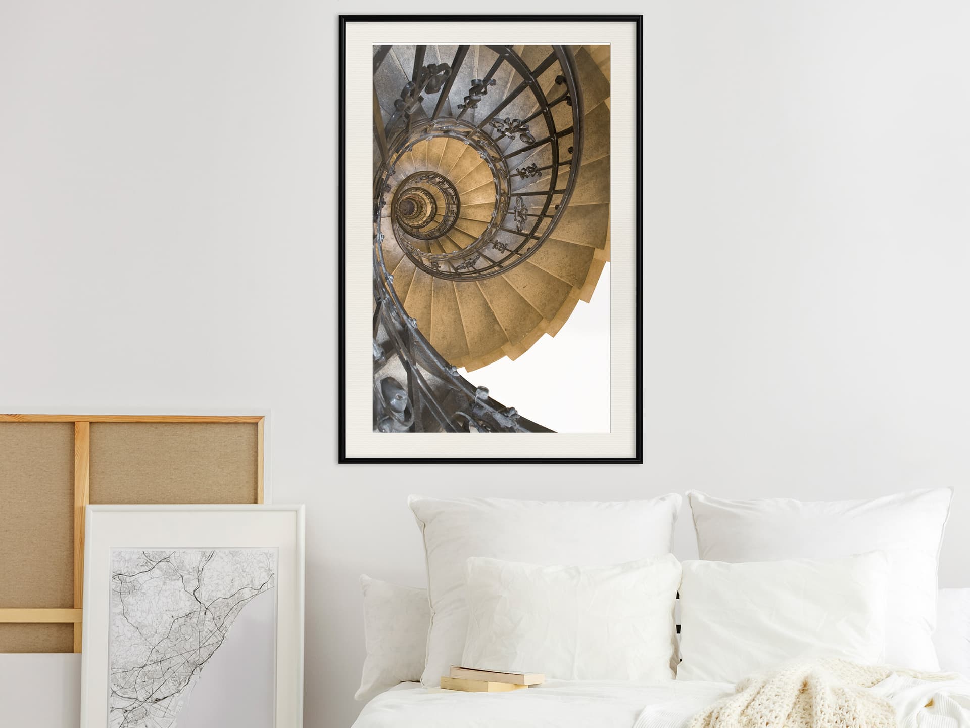 

Plakat - Kręta droga w dół (rozmiar 20x30, wykończenie Rama czarna z passe-partout)