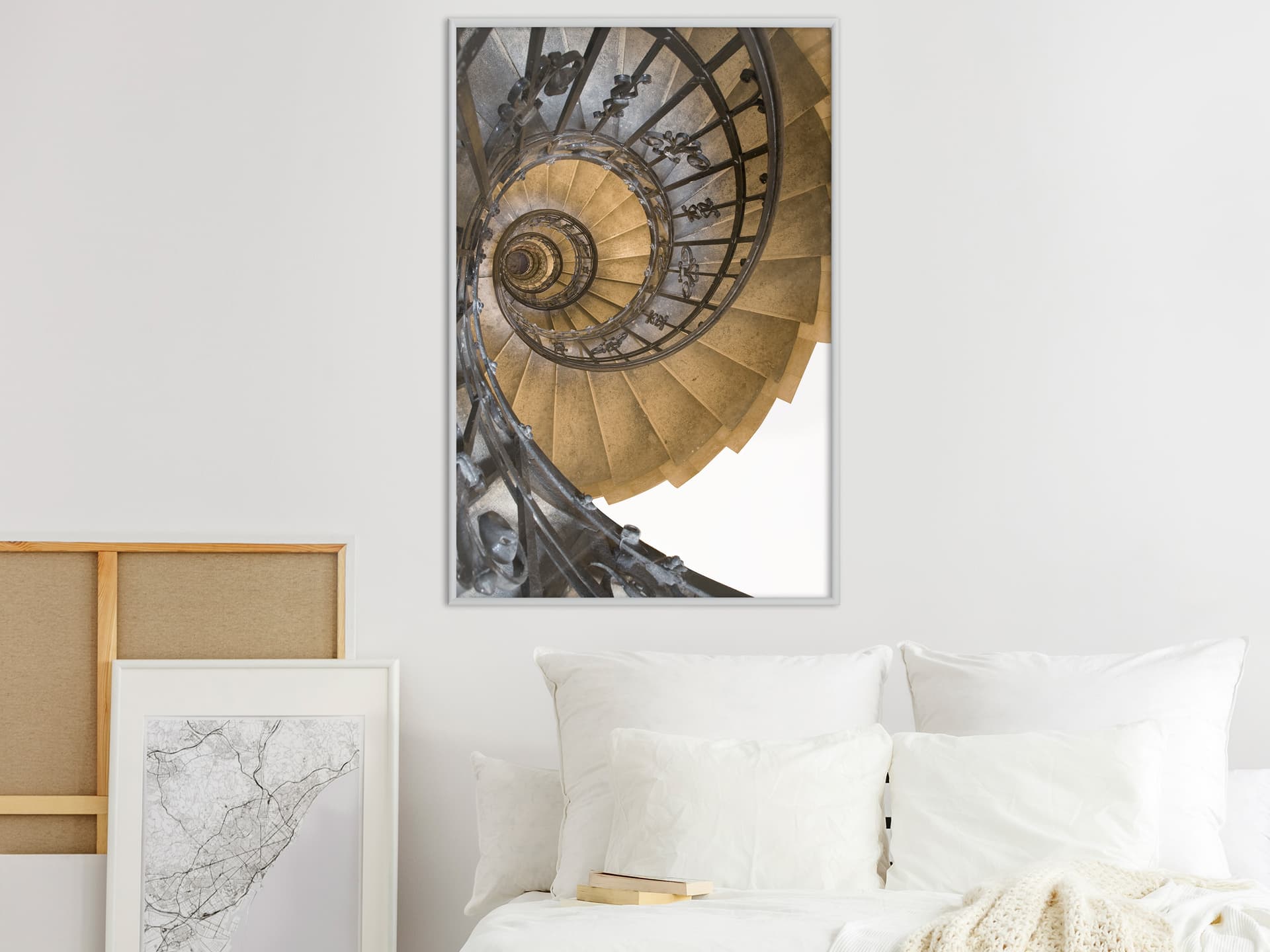 

Plakat - Kręta droga w dół (rozmiar 20x30, wykończenie Rama biała)