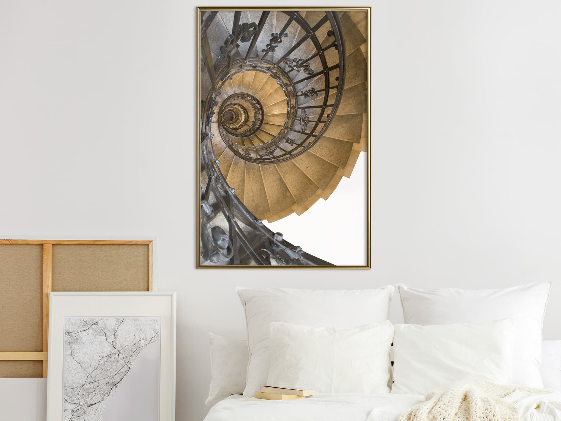 

Plakat - Kręta droga w dół (rozmiar 20x30, wykończenie Rama złota)