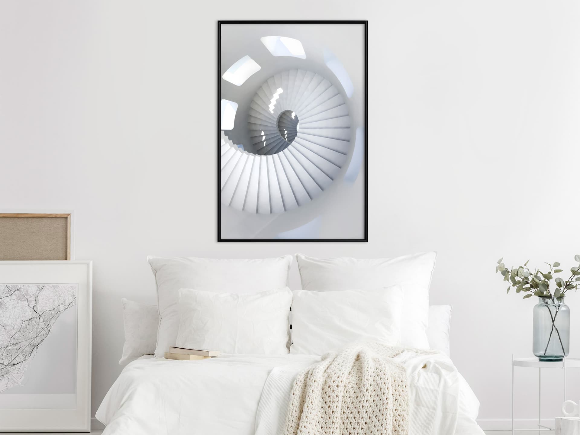 

Plakat - Spiralne schody (rozmiar 20x30, wykończenie Rama czarna)